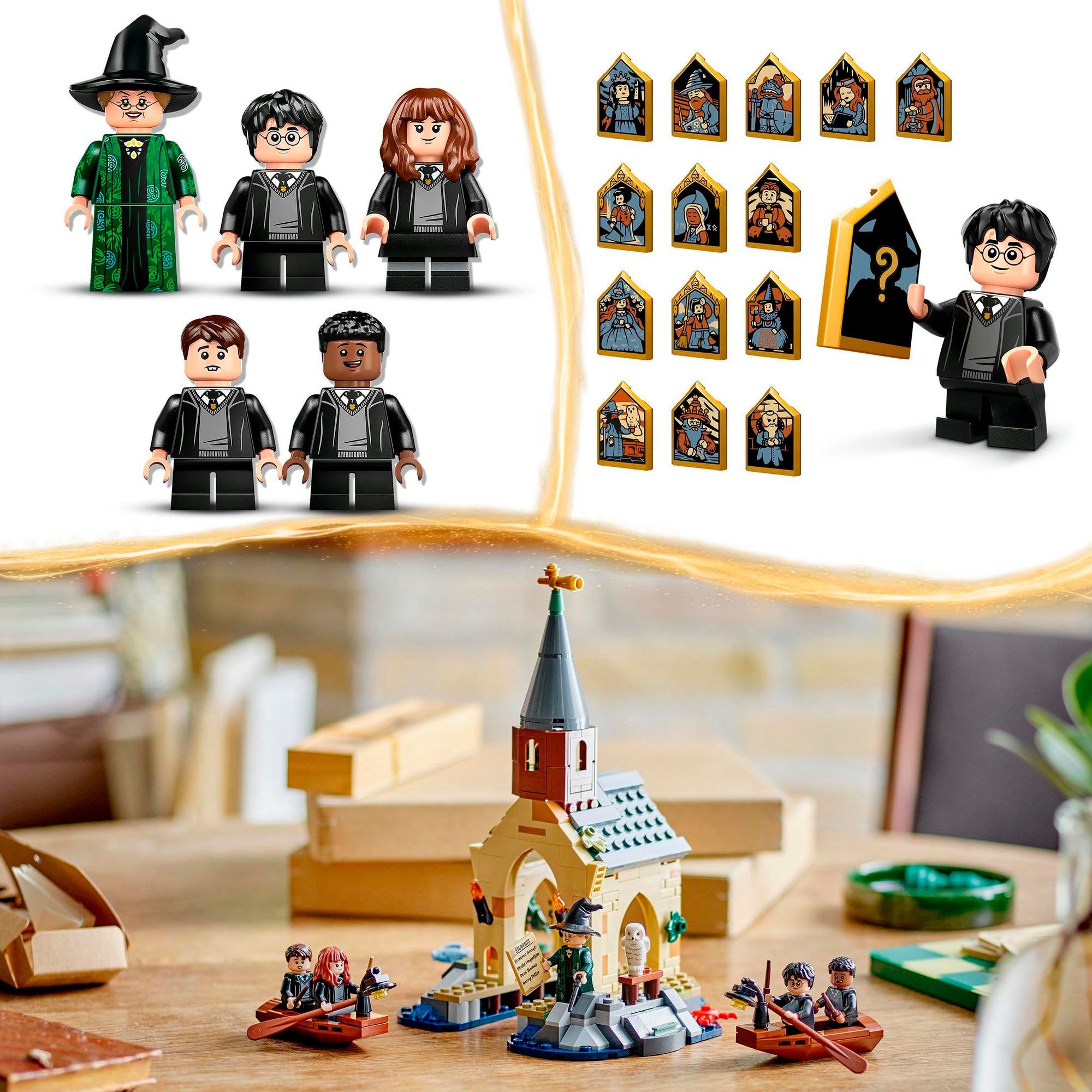 LEGO® Konstruktionsspielsteine »Bootshaus von Schloss Hogwarts™ (76426), LEGO® Harry Potter™«, (350 St.), Made in Europe
