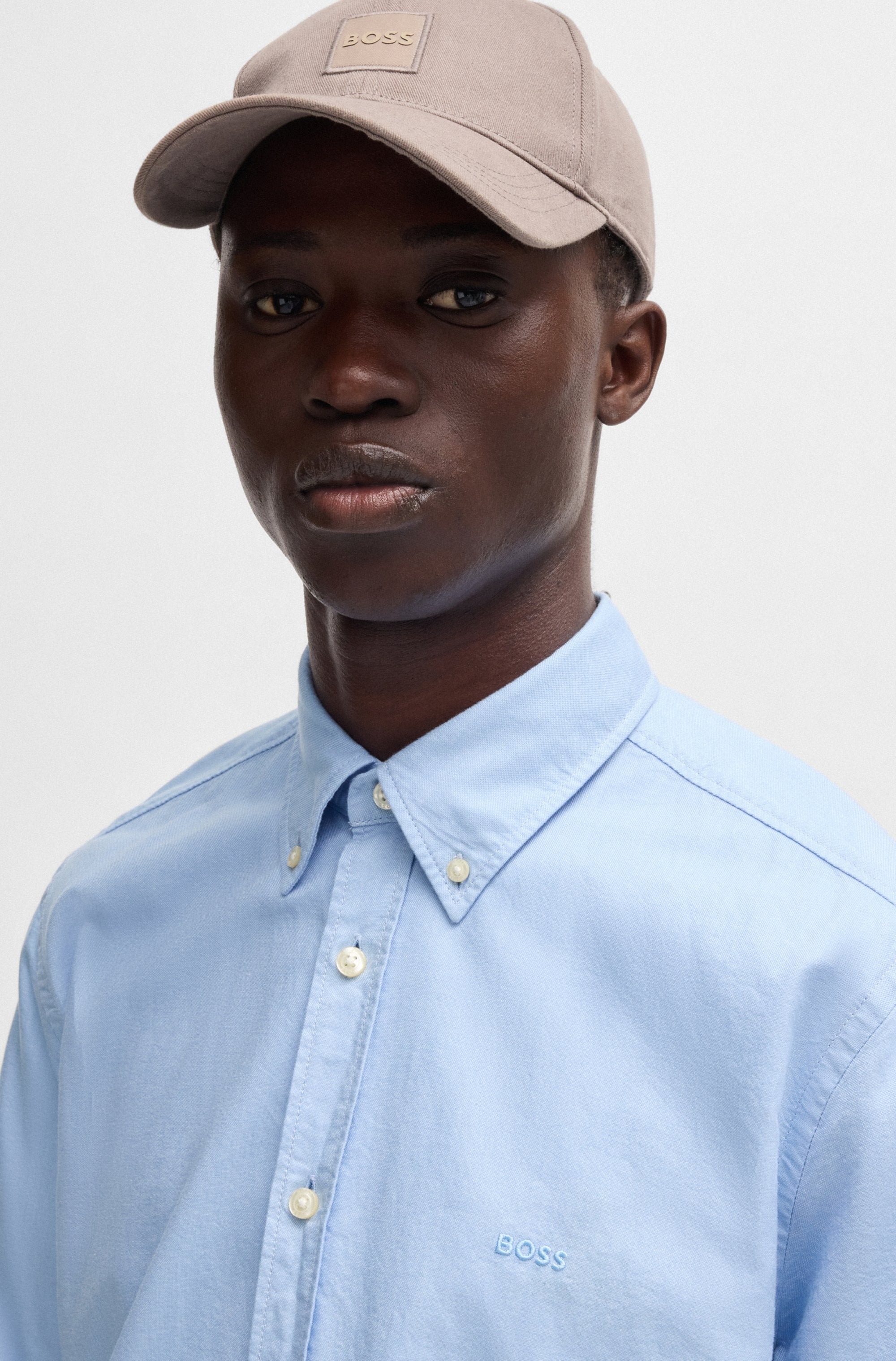 BOSS ORANGE Businesshemd »Rickert«, mit Button-down-Kragen