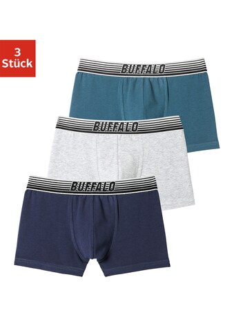 Buffalo Boxer, (Packung, 3 St.), für Jungen mit Glanz-Logo-Bund kaufen