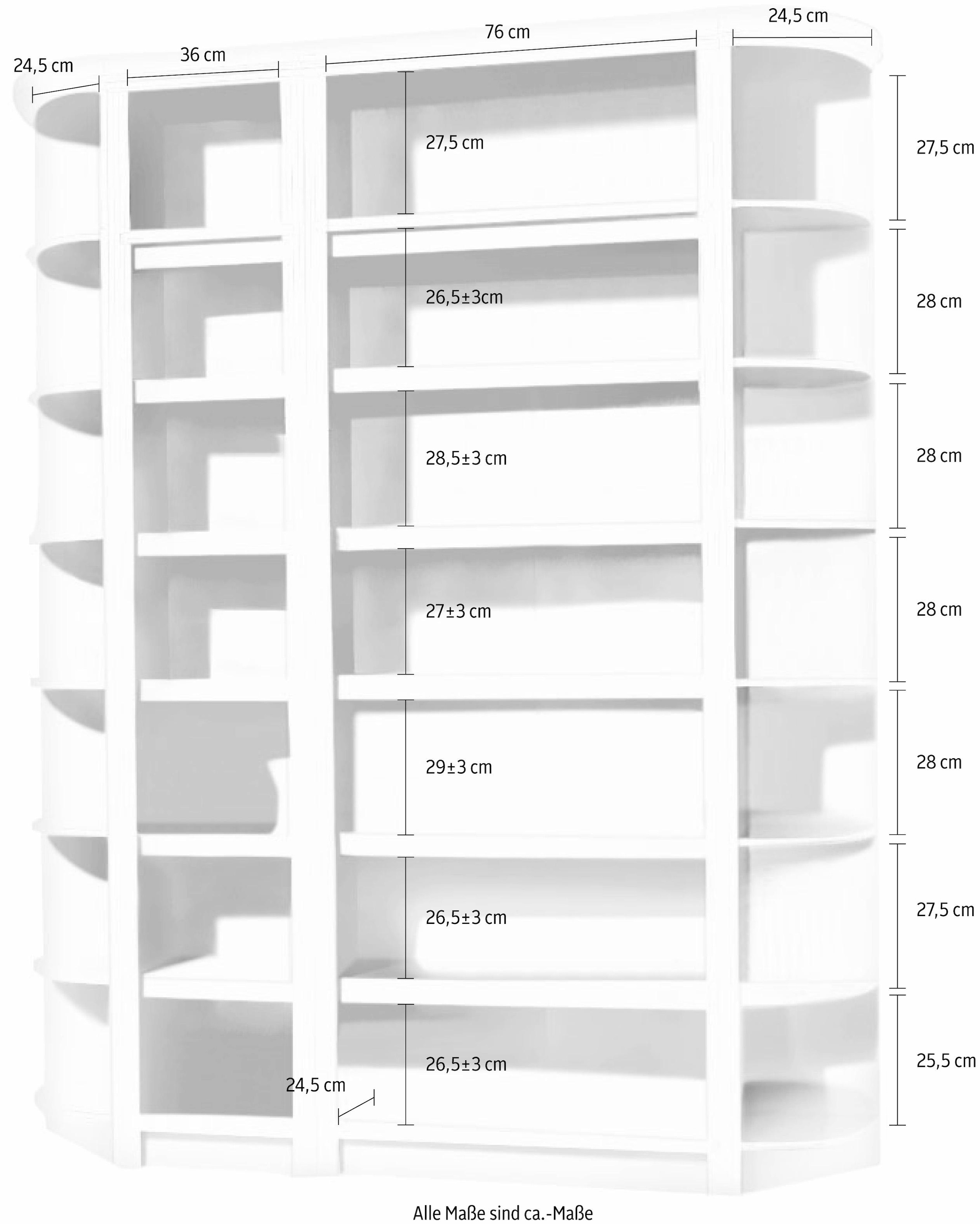 Home affaire Regal »Soeren«, (4-tlg), cm, Tiefe 220 im Online cm, Design, Shop stilvolles massiver Kiefer Höhe 29 OTTO