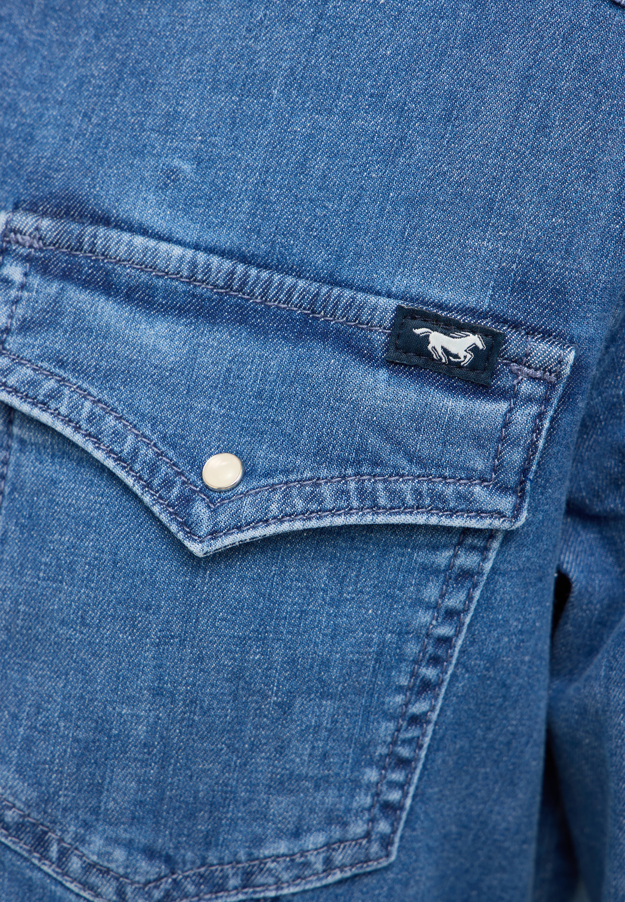 MUSTANG Midikleid »Damen Style Elisa Denim Dress«