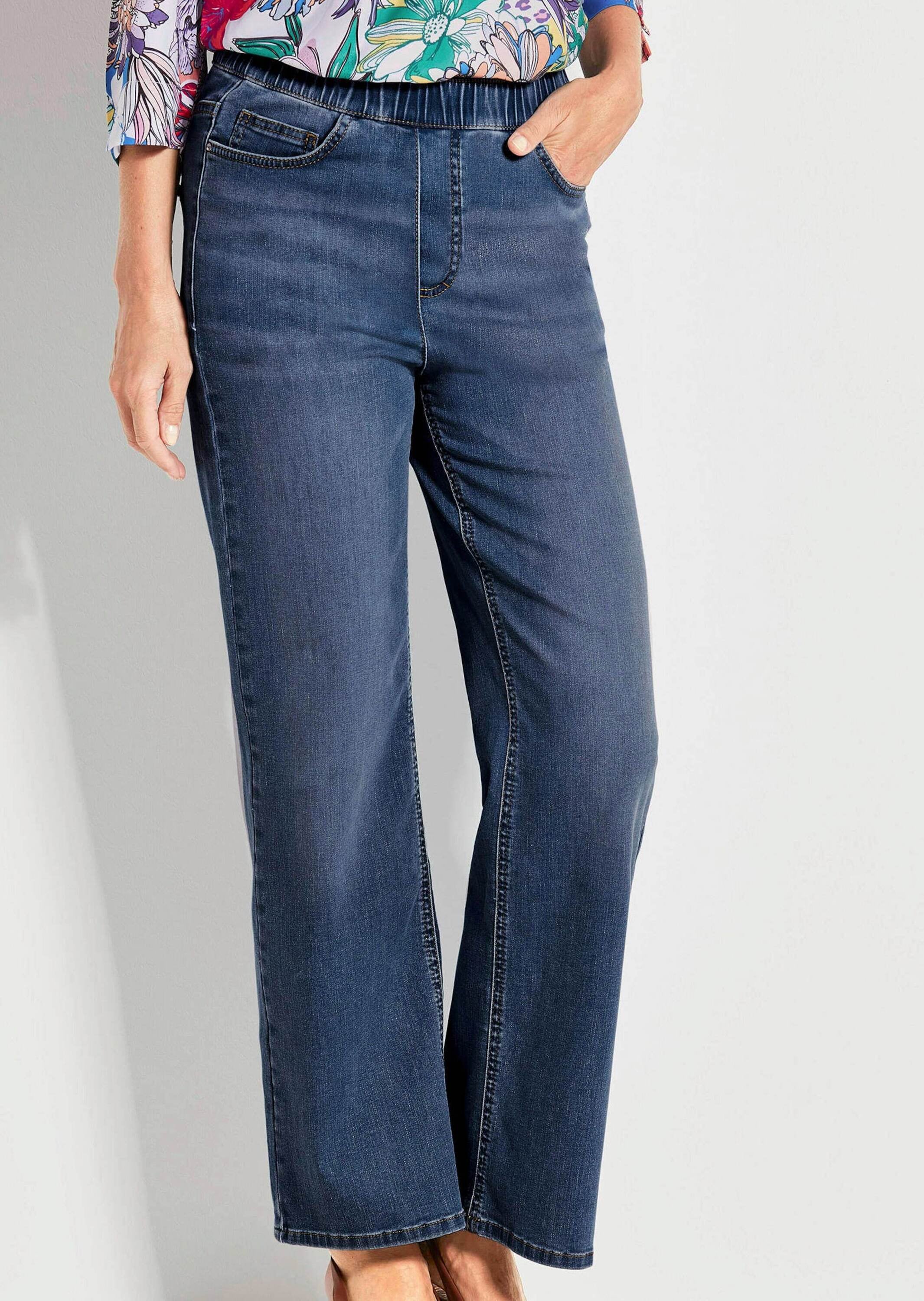GOLDNER Stretch-Jeans »Kurzgröße Bequeme Jeanshose VERA«