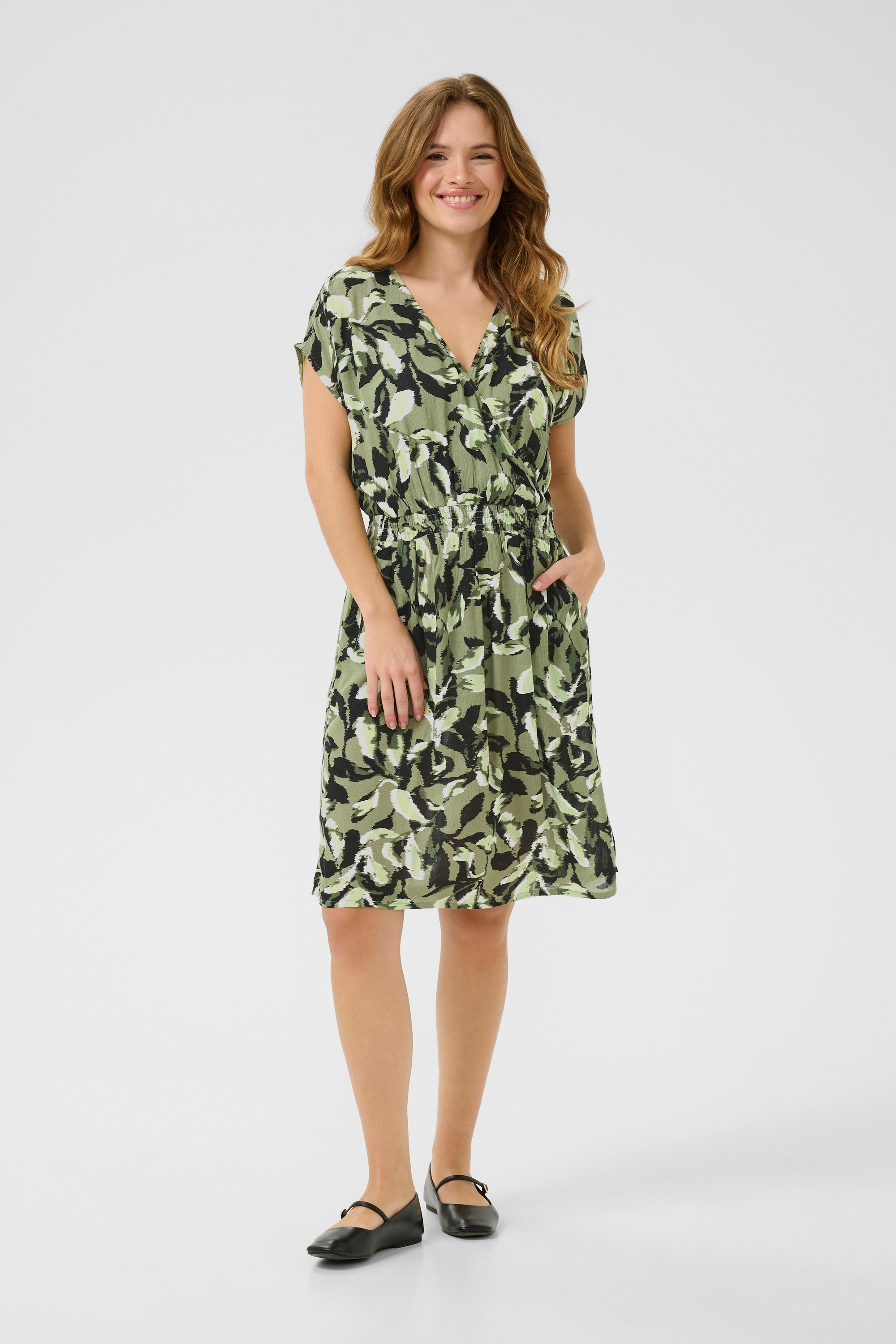KAFFE Midikleid »Kleid KAjenn«