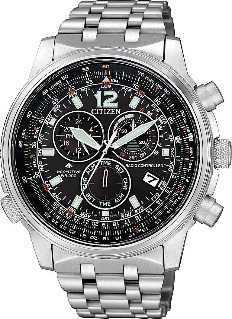 Funkchronograph »CB5860-86E«, Armbanduhr, Herrenuhr, Solar, Stoppfunktion