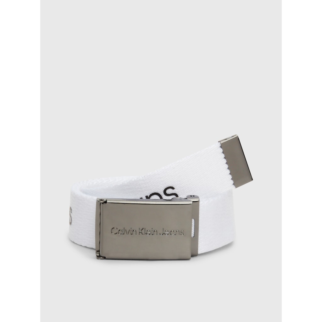 Calvin Klein Jeans Koppelgürtel »CANVAS LOGO METALLIC BUCKLE BELT«, für Kinder bis 16 Jahre