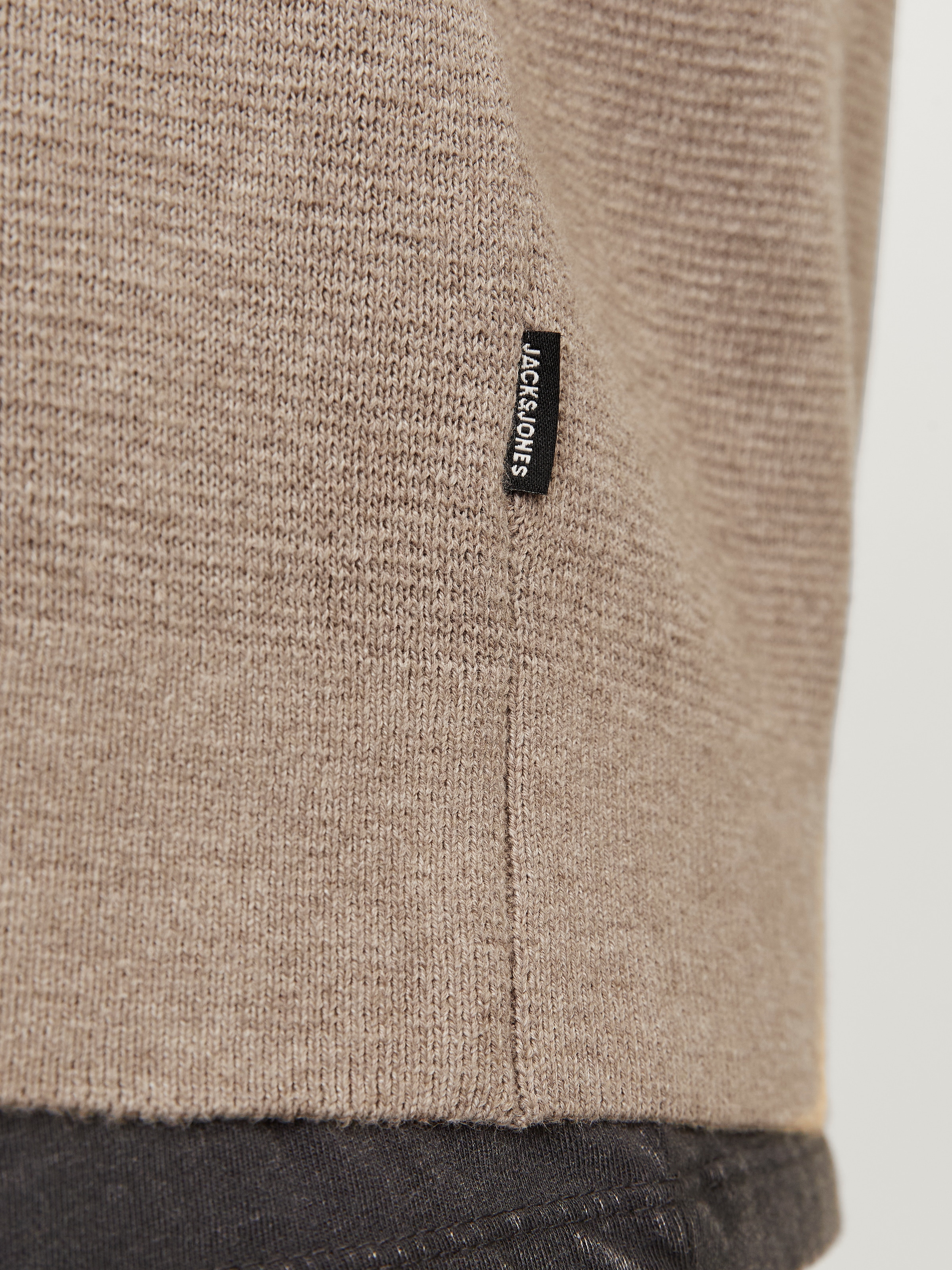 Jack & Jones Troyer »JPRBLAMILANO STITCH KNIT HALF ZIP SN« Baumwolle, relaxed fit