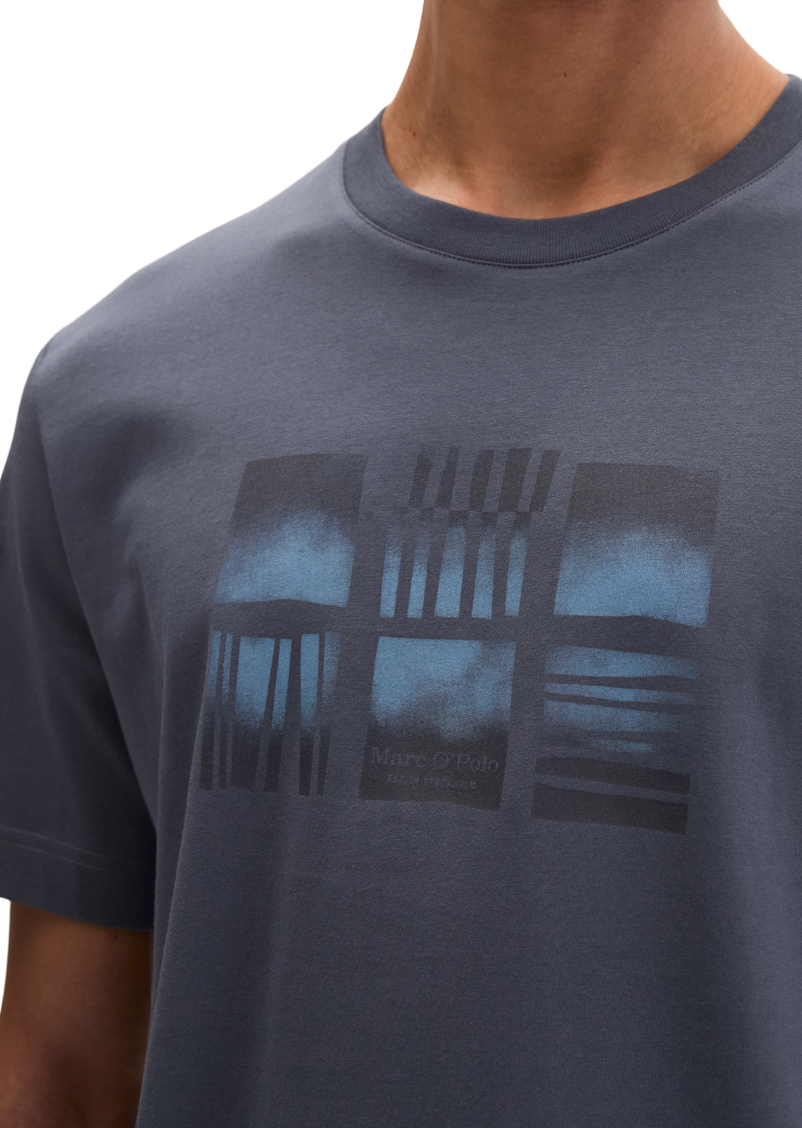 Marc O'Polo T-Shirt mit mittigem Print vorne