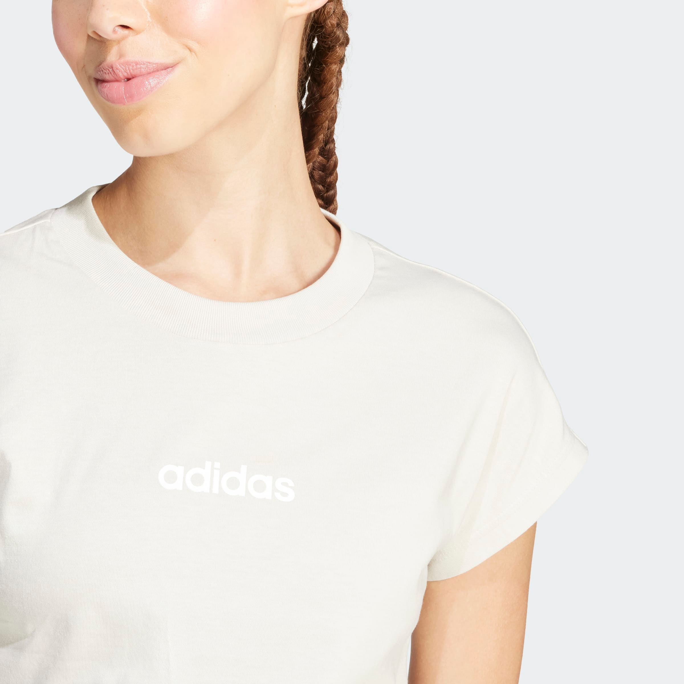 adidas Sportswear T-Shirt »W LIN SJ T«, Basic T-Shirt aus weichem Material