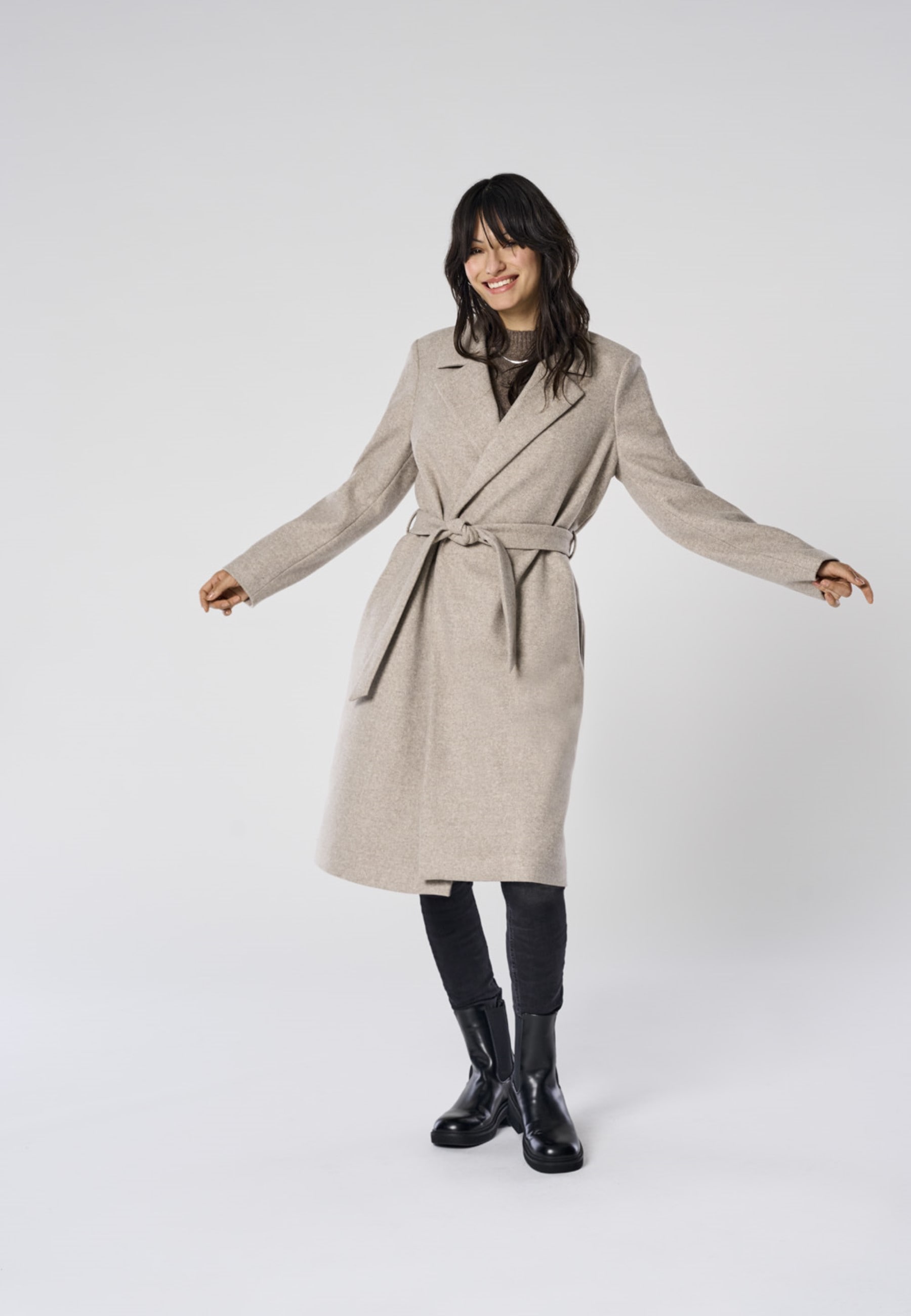 ONLY Langmantel »ONLALVILDA LIFE WRAP COAT OTW«