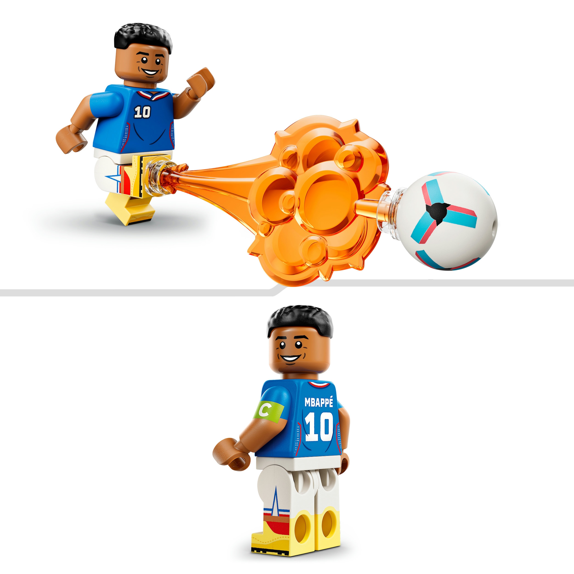 LEGO® Konstruktionsspielsteine »Kylian Mbappé – Fußball-Highlights (43013), LEGO Editions Football«