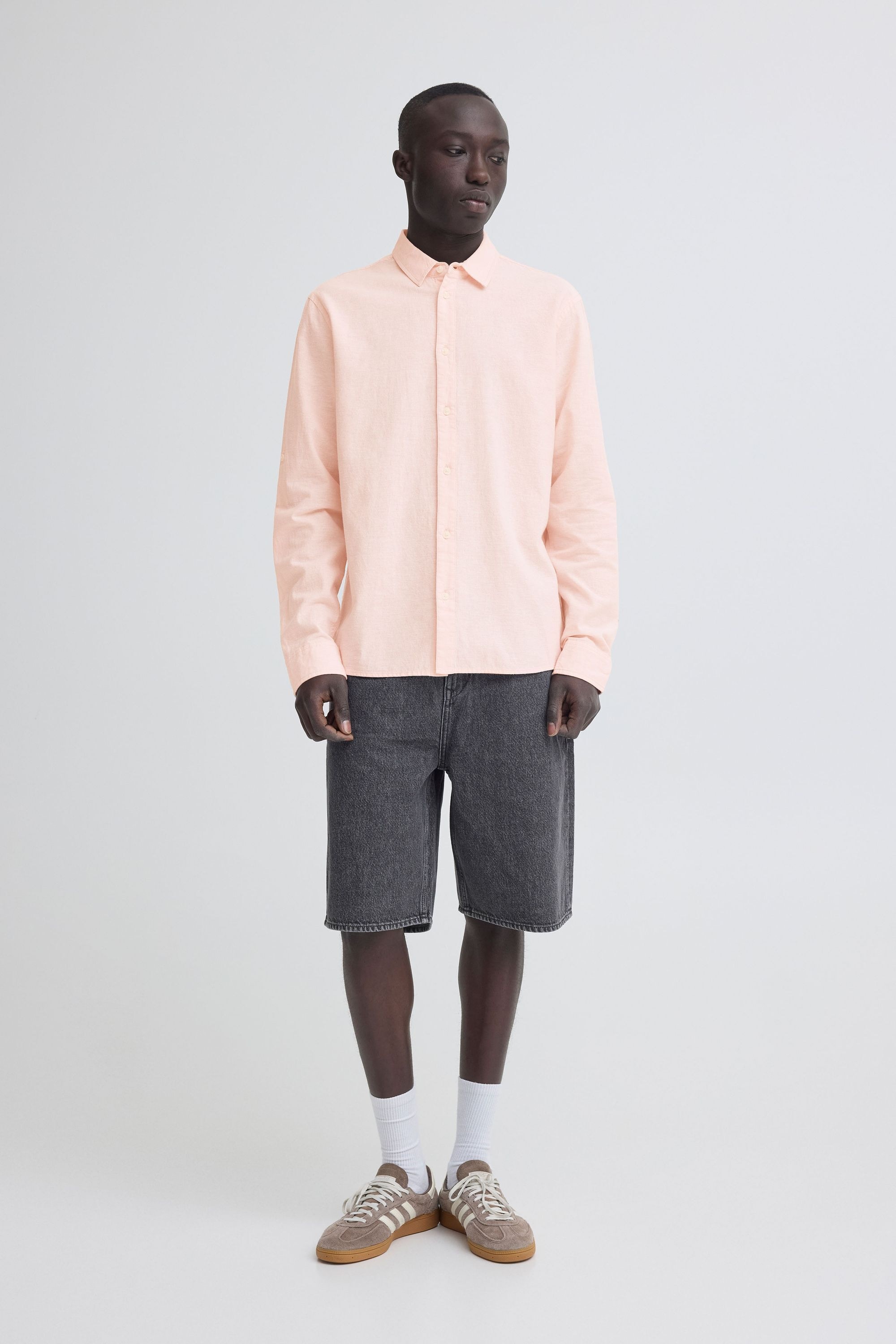 Blend Leinenhemd »Leinenhemd BHAban Slub Linen Mix«