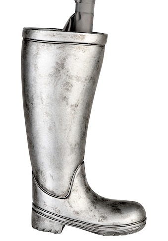 Schirmständer »Regenschirmständer Stiefel, silber«, (1 St.)