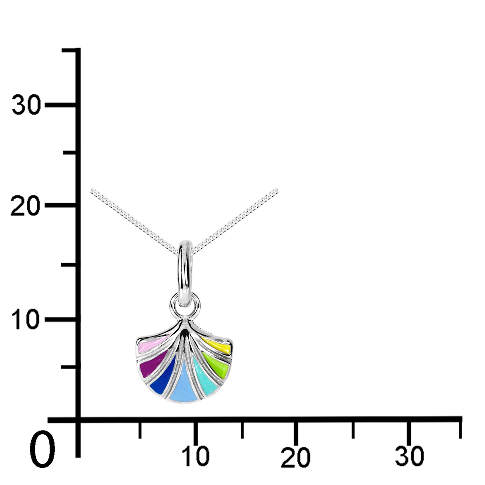 OSTSEE-SCHMUCK Kette mit Anhänger »- Blüte - Silber 925/000 -,«