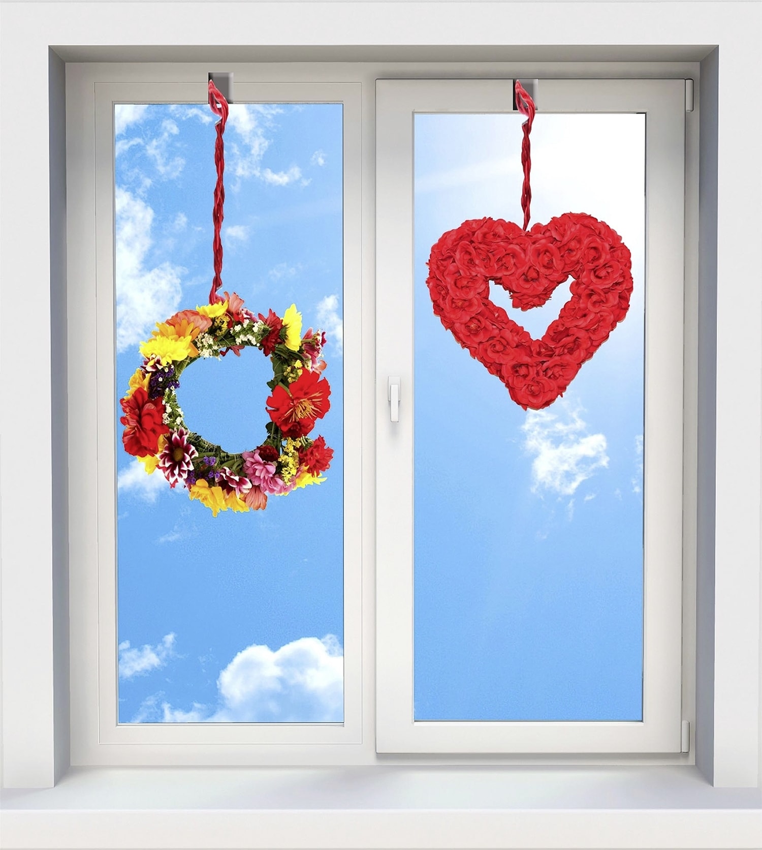 Maximex Fensterhaken »8er Set« zum Einhängen an Fenstern & Türen, für Rahmen bis 1,8 cm, Edelstahl