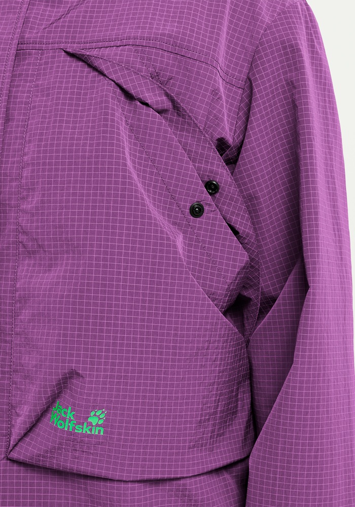 Jack Wolfskin Funktionsjacke »FIND THE WILD JKT W« winddicht, atmungsaktiv, Übergangsjacke, hoher Stehkragen