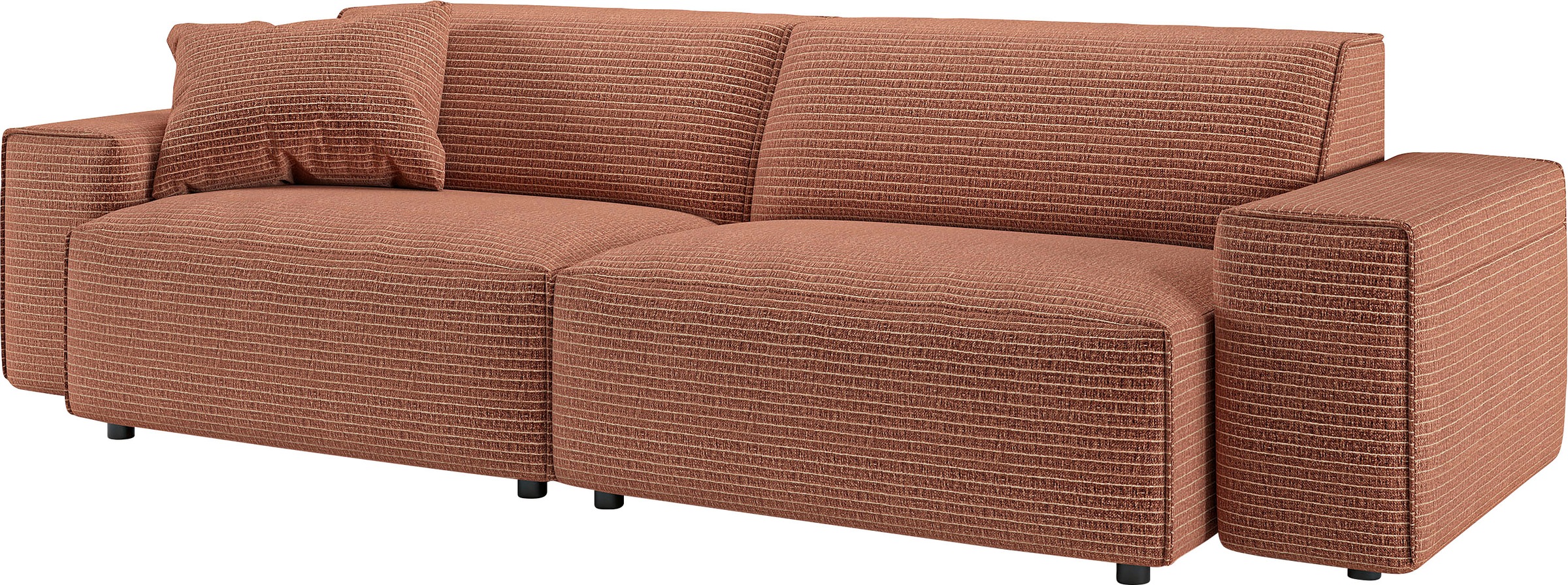 andas Big-Sofa »Glimminge  auch in Breitcord, Feincord + Easy care-Bezug,«, besondere Kedernähte Zierkissen