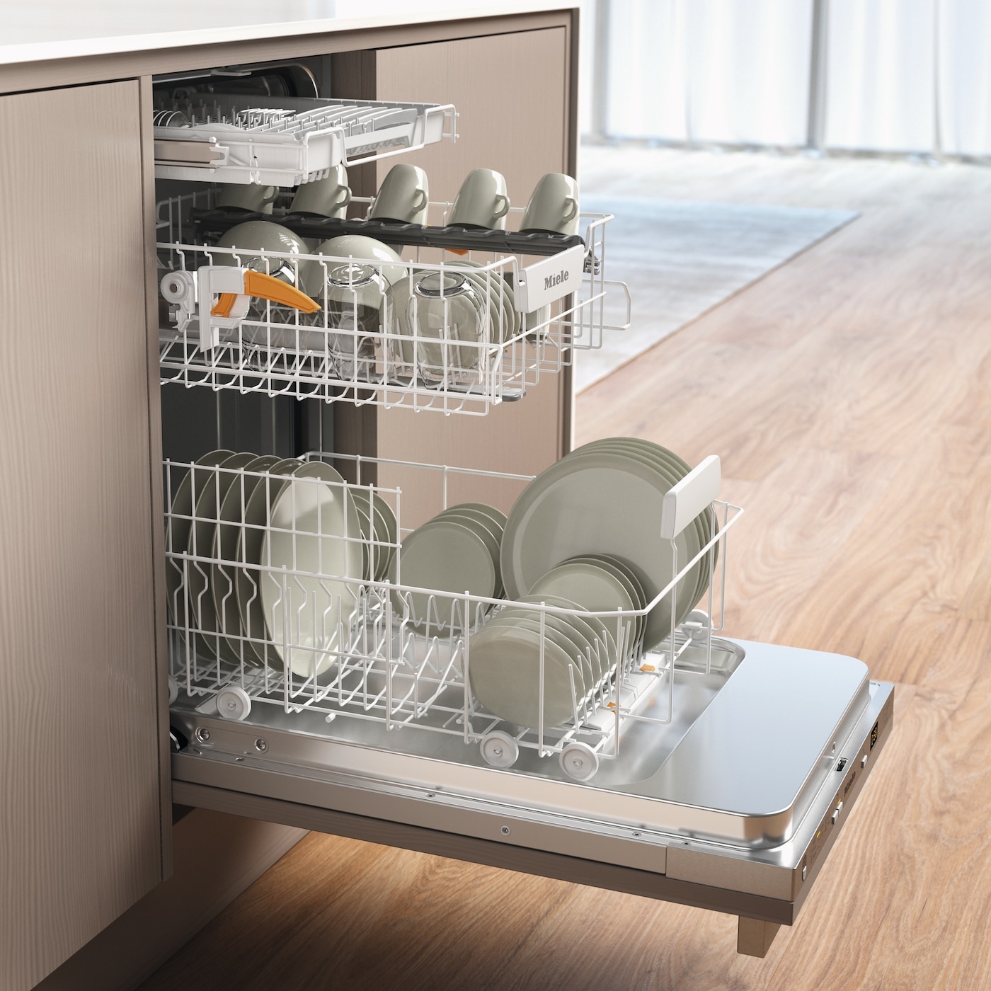 Miele vollintegrierbarer Geschirrspüler »G 5590 SCVi SL Active«, 9 Maßgedecke