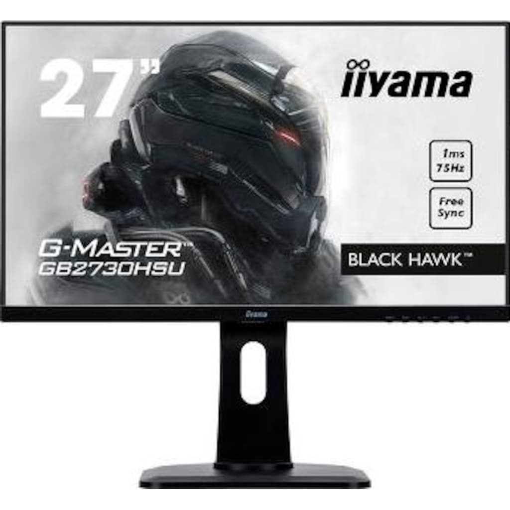 Iiyama LED-Monitor »G-MASTER GB2730HSU«, 68,6 cm/27 Zoll, 1920 x 1080 px, Full HD, 1 ms Reaktionszeit, 75 Hz