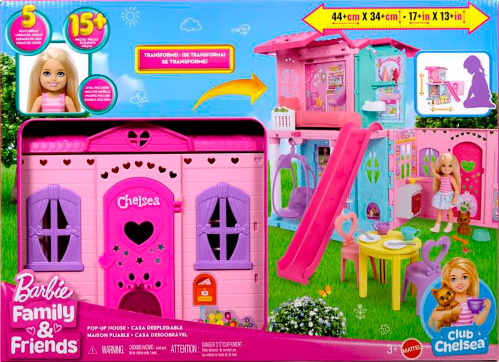 Barbie Puppenhaus »Aufklappbares Pop-Up-Haus Chelsea«