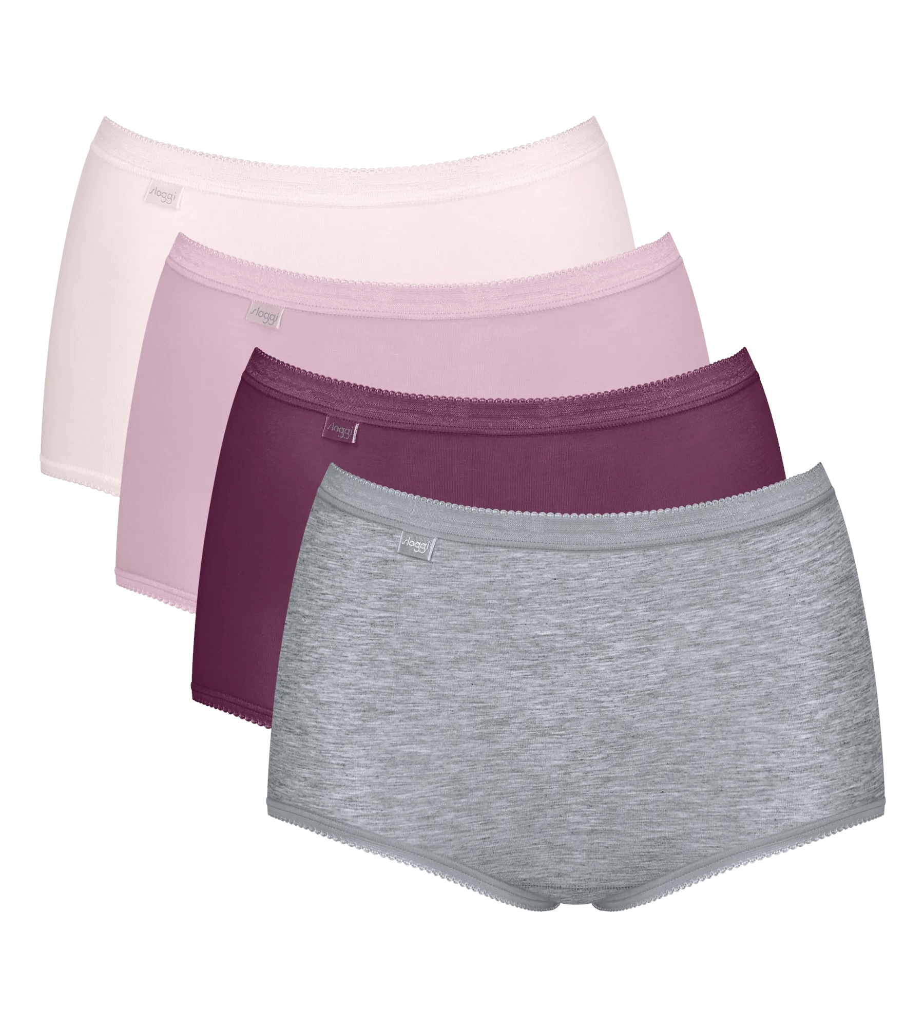 sloggi Maxislip »Basic+ Maxi« 4er Pack,  perfekter Sitz, besonders weiche Nähte, Cotton-Mix, Multipack