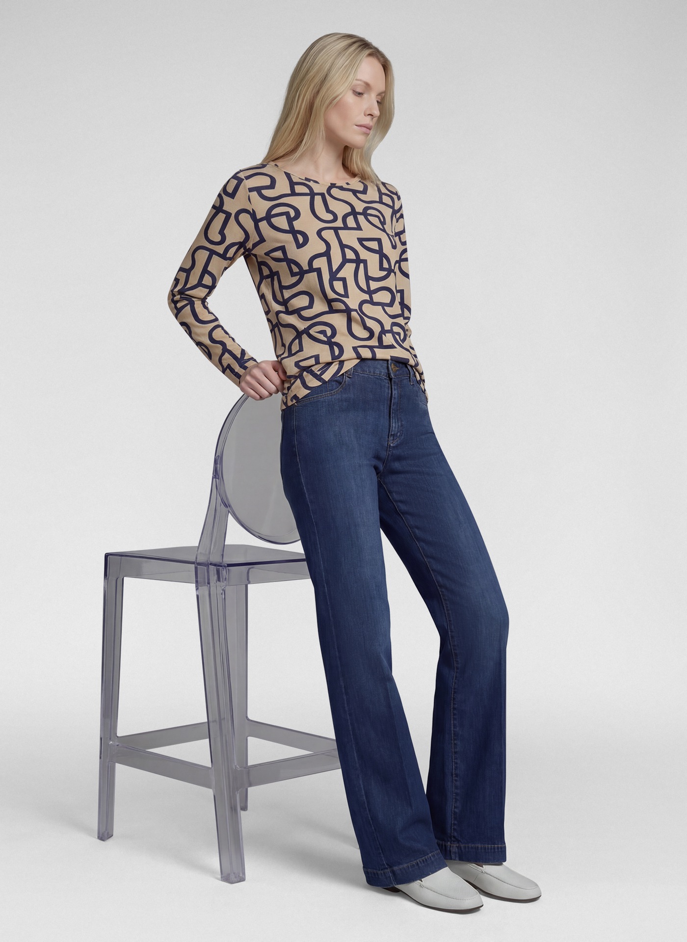 Rabe 3/4-Arm-Shirt mit Allover-Print