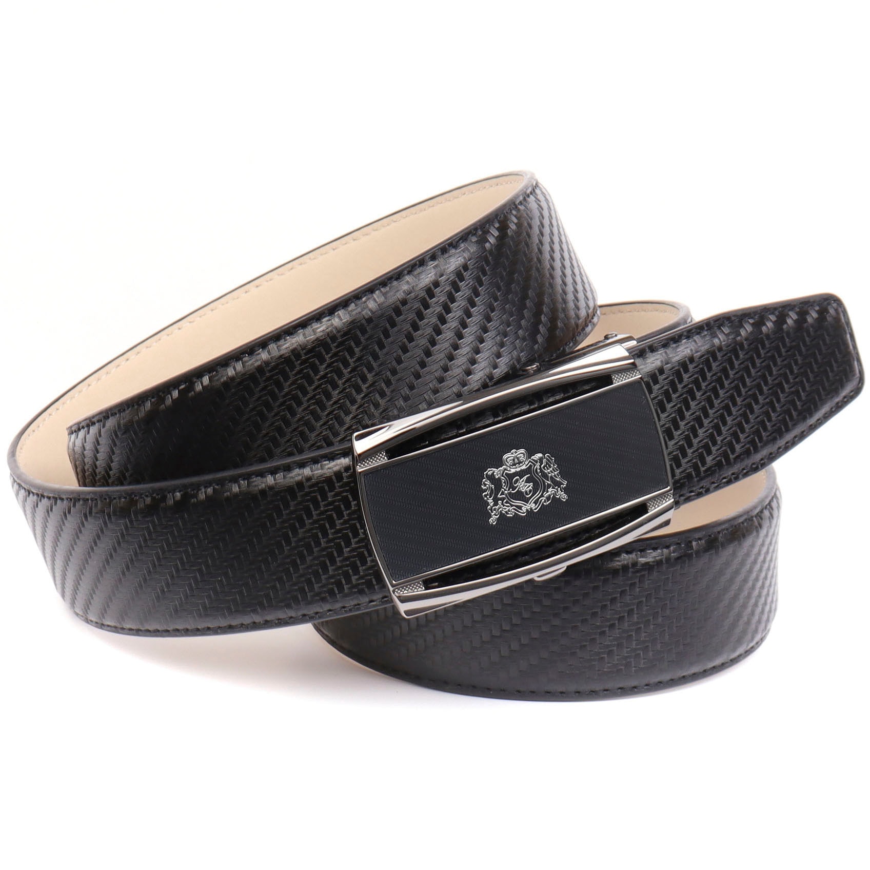 Anthoni Crown Ledergürtel, mit Hartglas-Schließe und eleganter Flechtoptik  online shoppen bei OTTO