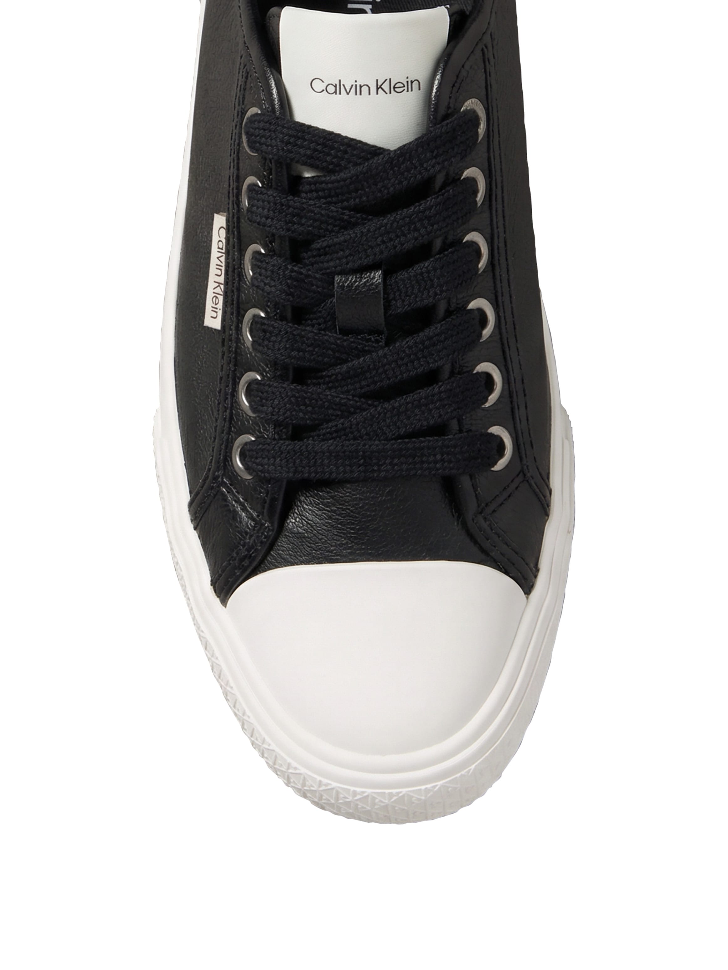 Calvin Klein Plateausneaker »VULC LACE UP LOW LTH«  Schnürschuh, Halbschuh, Trendschuh mit Logoschriftzug