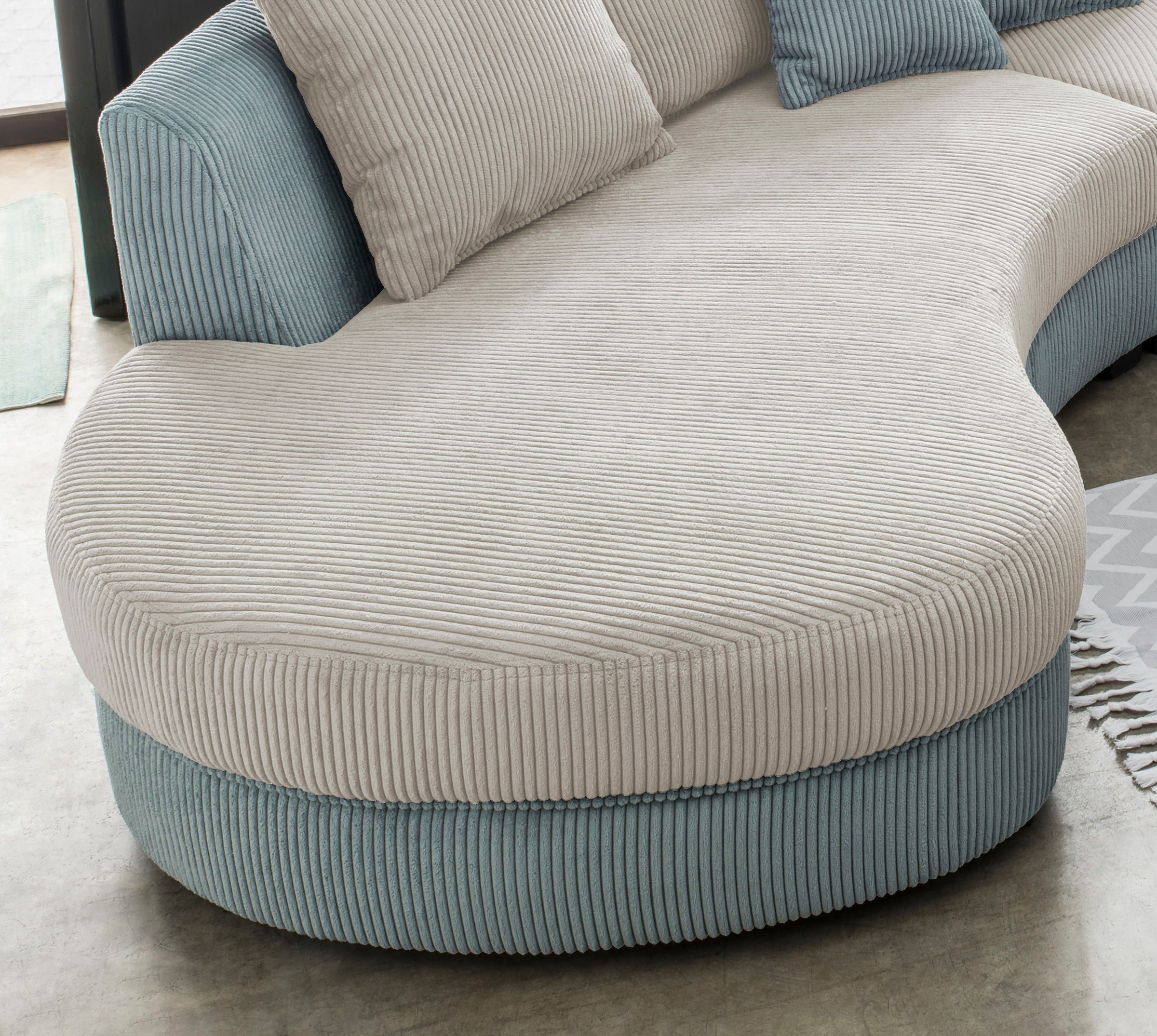 INOSIGN Ecksofa »Limoncello organische Formensprache, L-Form«, ergonomische Form