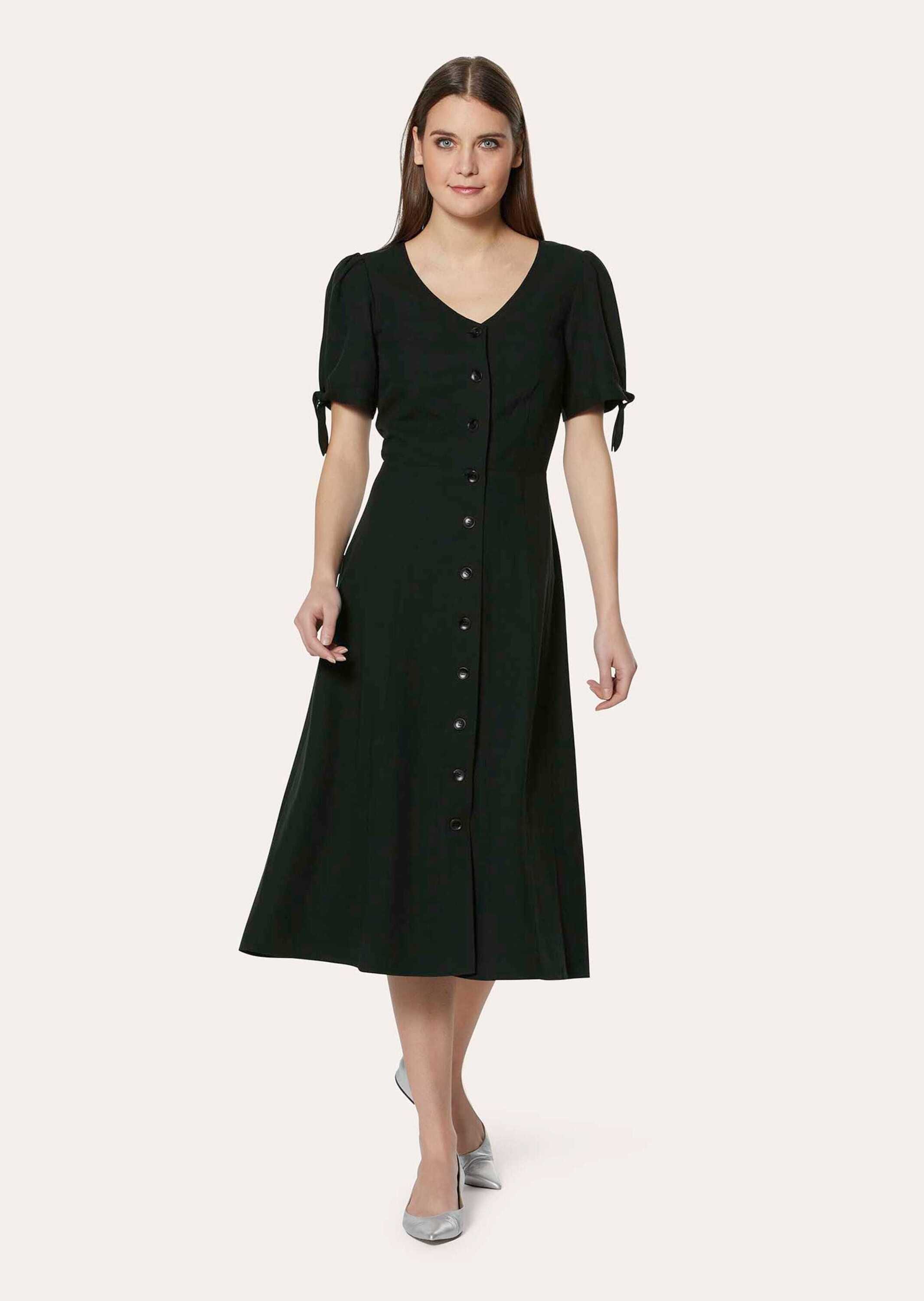 MADELEINE Midikleid »Kleid Halbarm-Kleid mit kurzen Ärmeln«