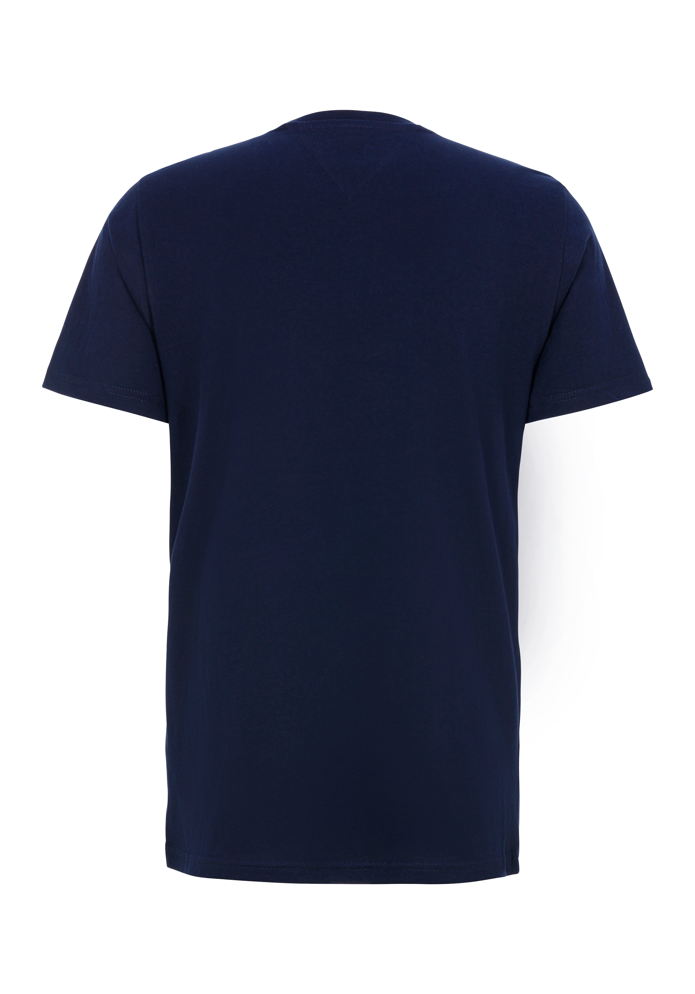 Tommy Jeans T-Shirt »TJM SLIM ESSENTIAL FLAG TEE EXT«, Mit Rundhalsausschnitt