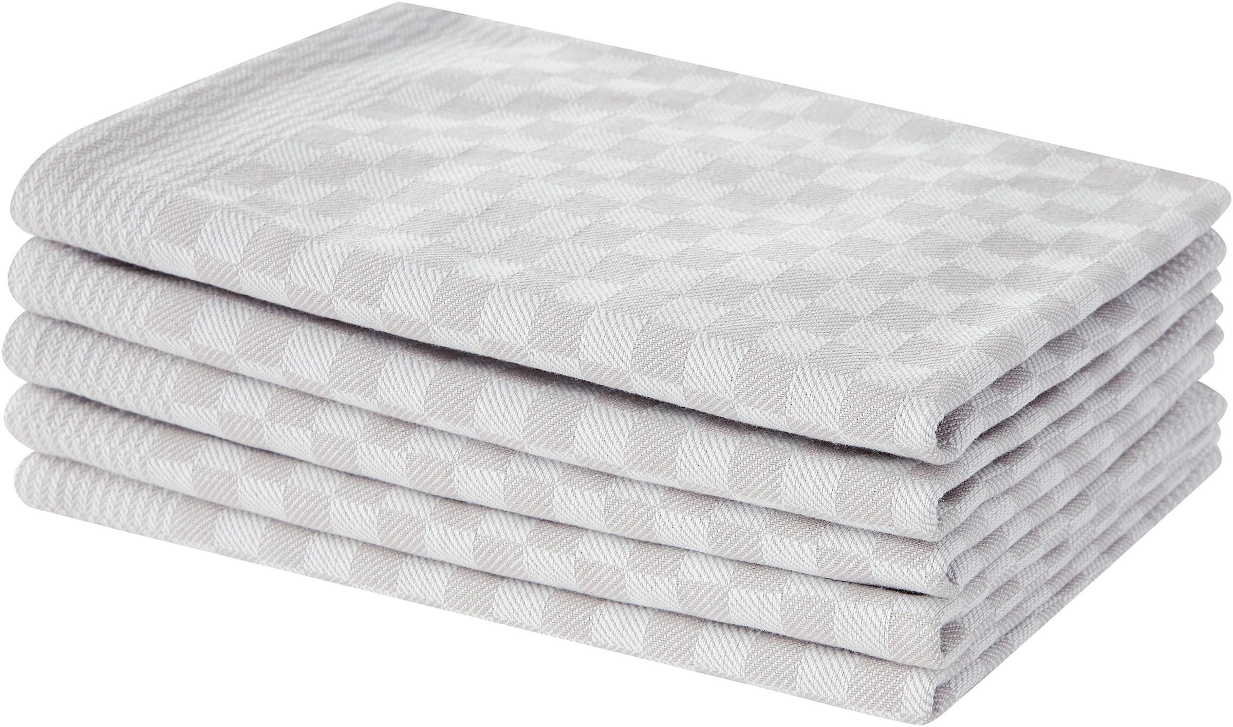 OTTO home Geschirrtuch »Keersten Premium« hochwertig, Grubentuch, 100 % Baumwolle, 5er-Set, 65 × 50 cm,