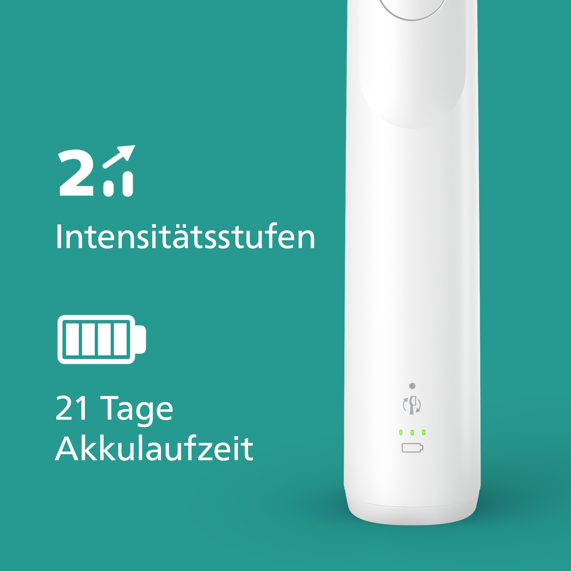 Philips Sonicare Elektrische Zahnbürste »Series 5300«, 1 St. Aufsteckbürsten, mit Andruckkontrolle, 2 Intensitätsstufen, inkl. Ladegerät, Reiseetui