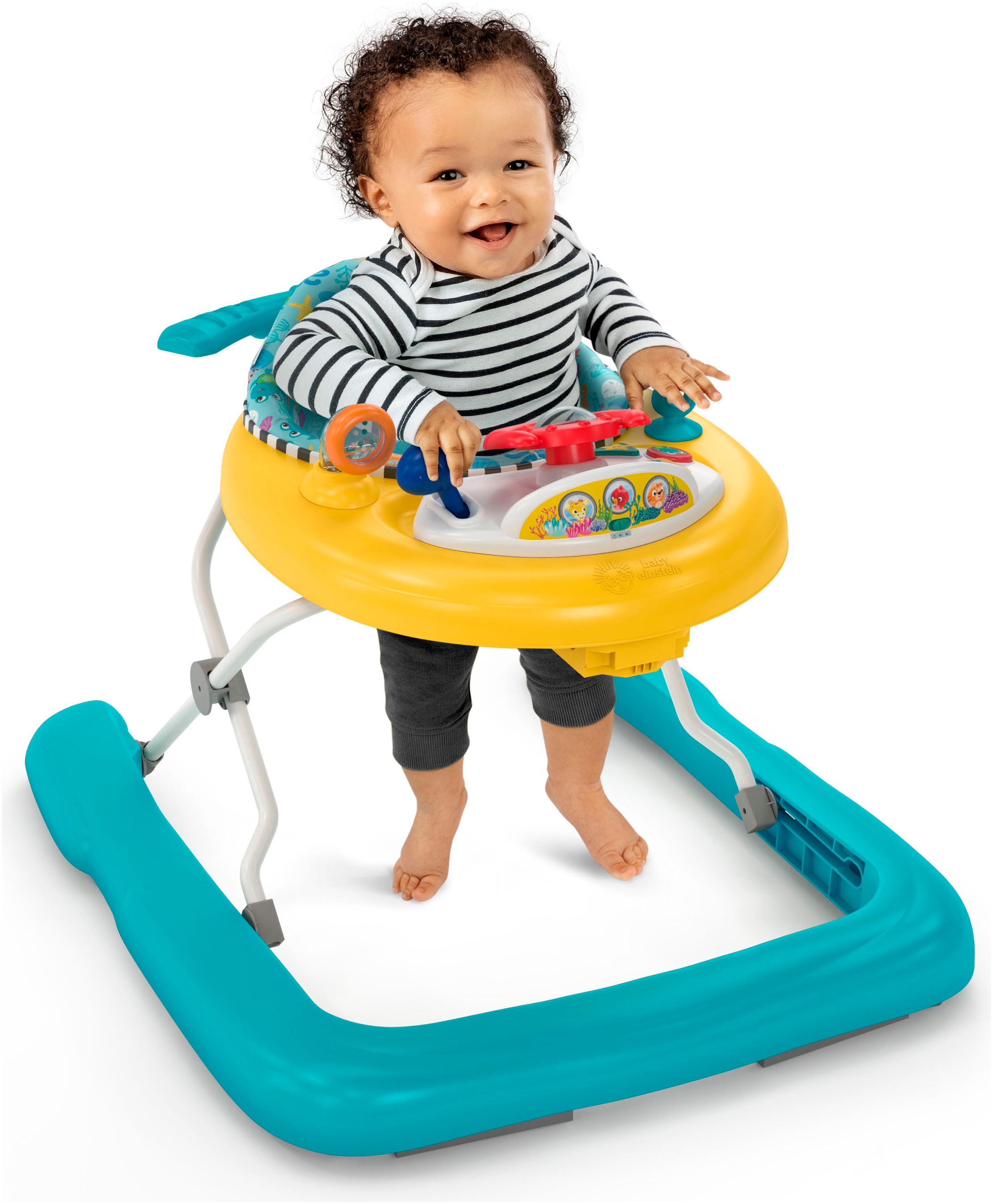 Baby Einstein Lauflernhilfe »Dive & Discover™ 3-in-1 Submarine Walker«, mit Meeresgeräuschen und Melodien