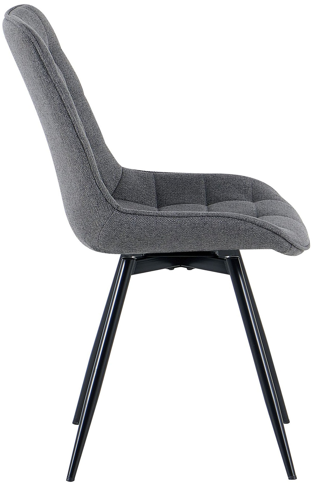 OTTO home Esszimmerstuhl »Catania« (Set) 2 Stk.bequemer Stuhl, 360 Grad drehbar in verschiedenen Stoffen und Farben.