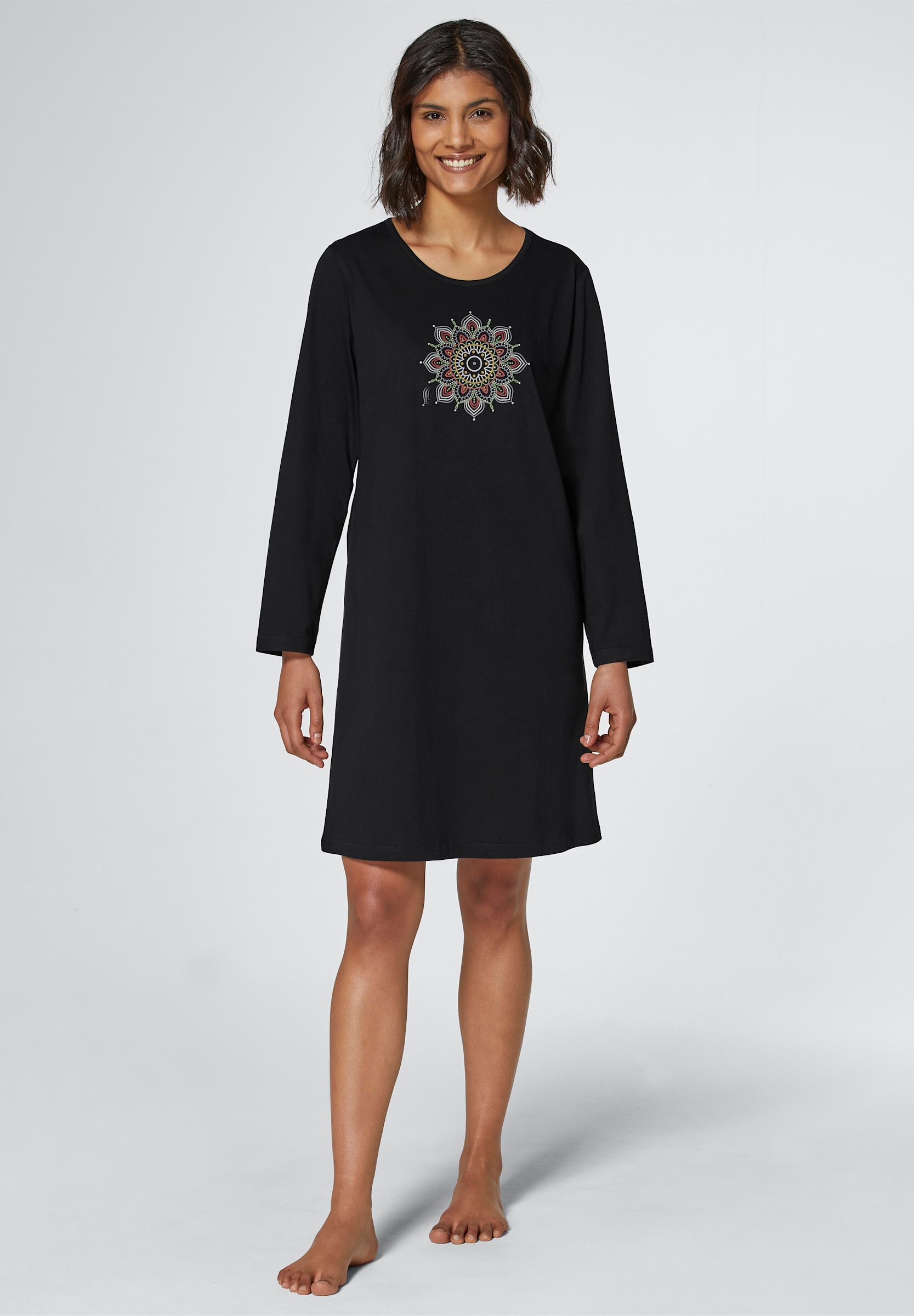 comtessa Pyjama »Sleepshirt Sleepshirt mit Mandala-Muster« 1 Stk.