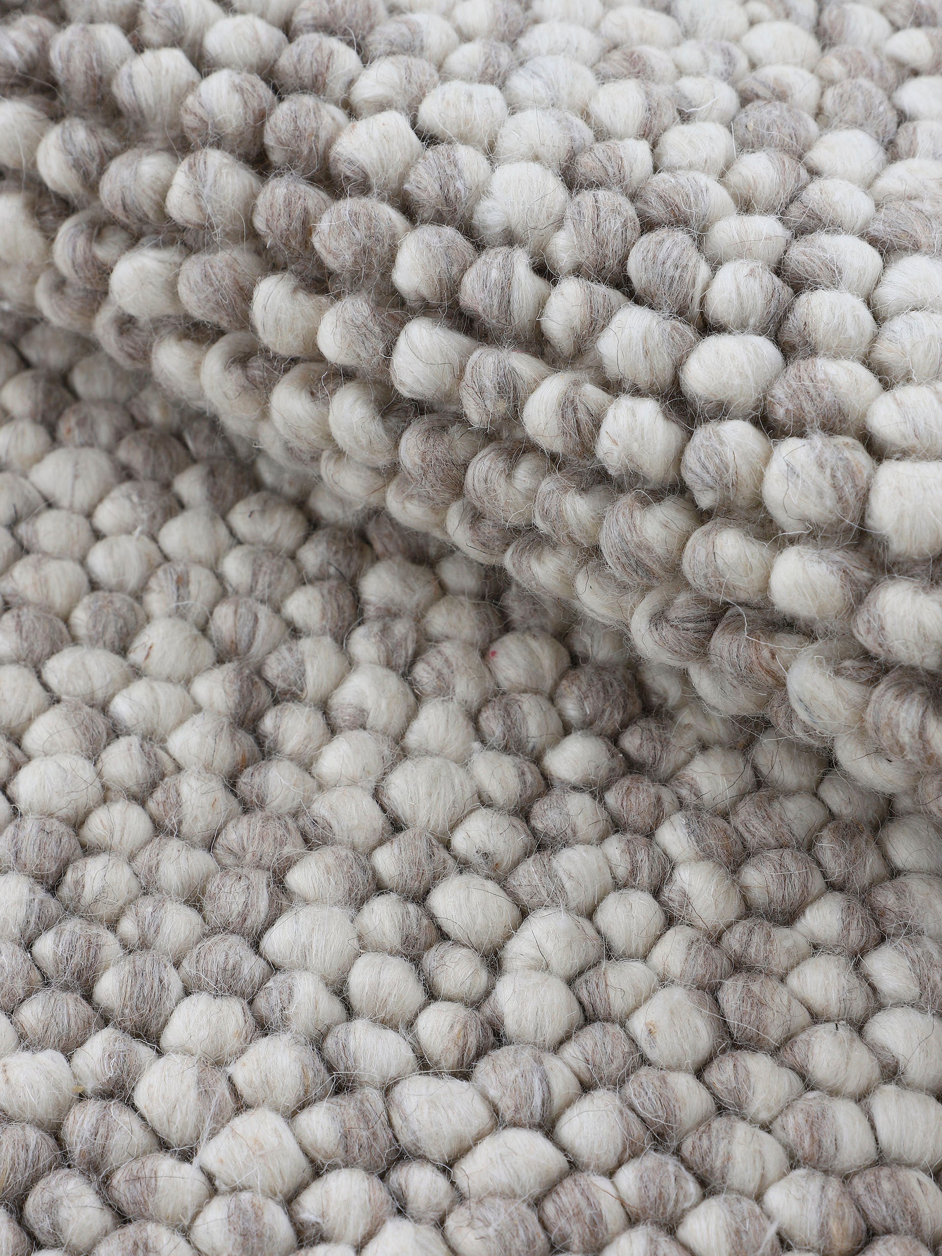 carpetfine Teppich »Calo«, rechteckig, 16 mm Höhe, Handweb Teppich, Uni Farben, meliert, handgewebt, 70% Wolle