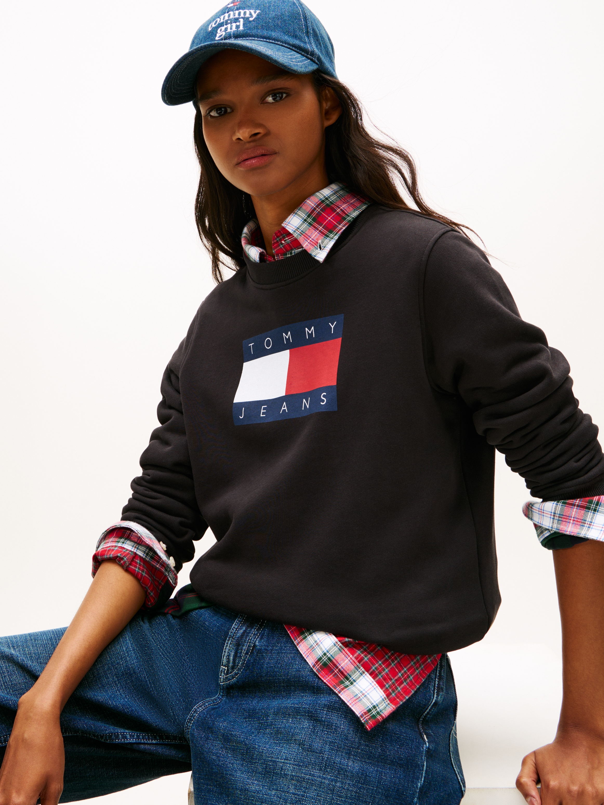 Tommy Jeans Sweatshirt »TJW REG TJ FLAG CREW«
