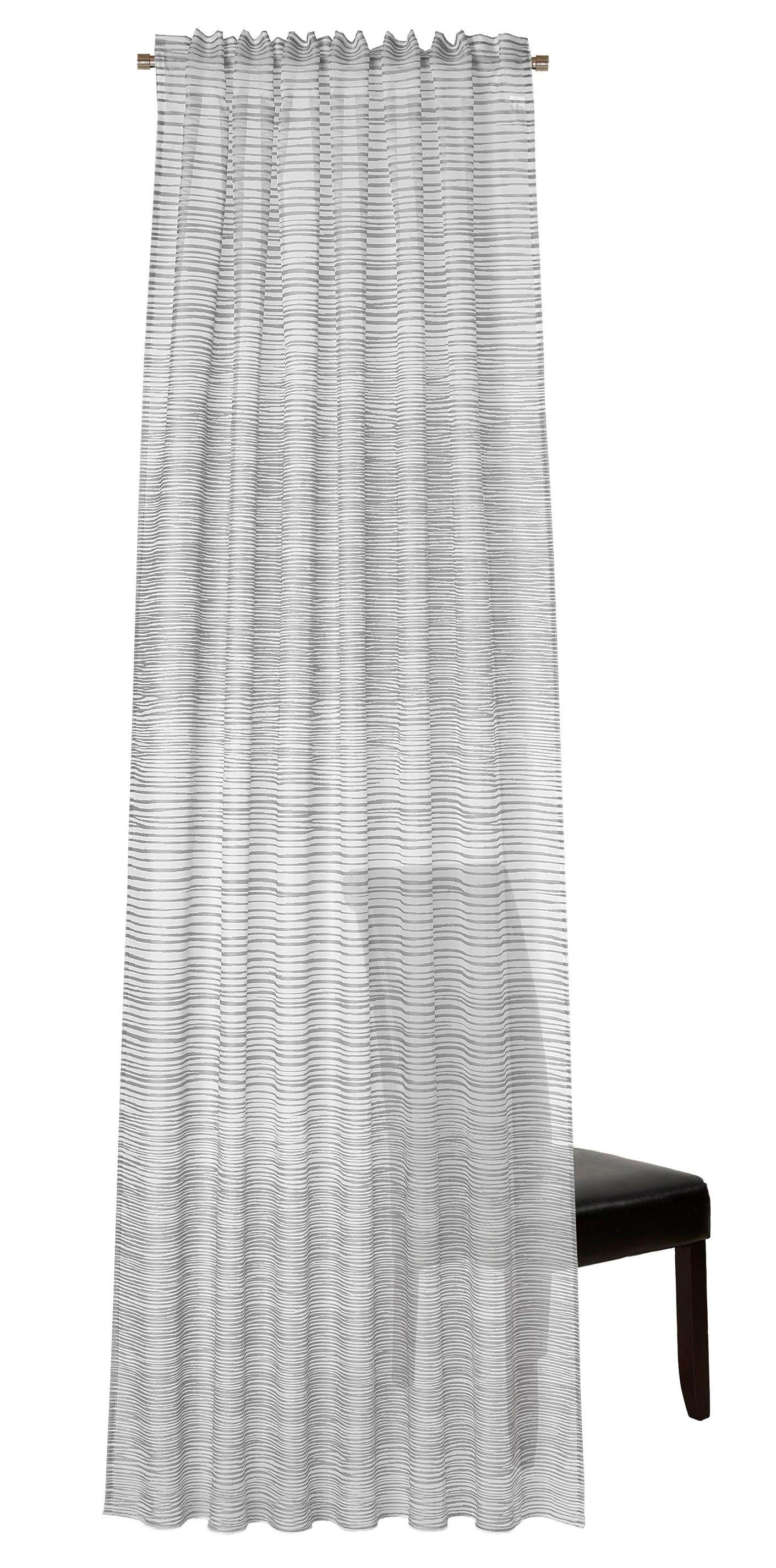 Neutex for you! Vorhang »Brenda«, (1 St.), naturiger Querstreifen mit  Effektgarn bei OTTO