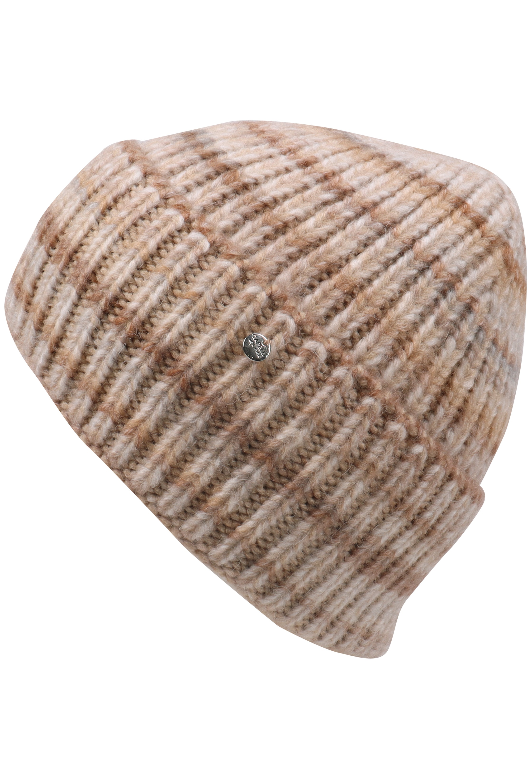 Capelli New York Beanie Packung,  mit Farbverlauf, Rippstrick, Wollanteil, wärmend
