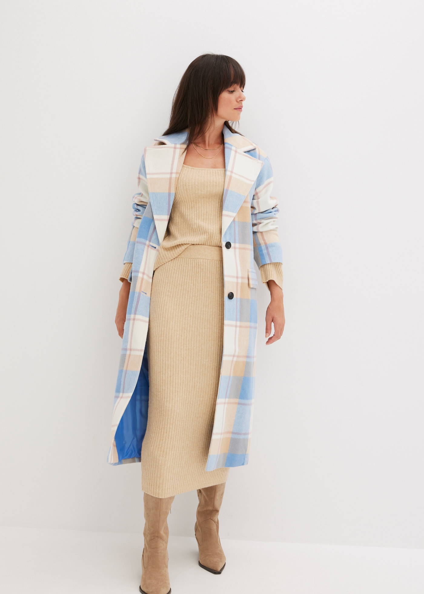 bonprix Langmantel »Oversize-Mantel n Wolloptik« Oversize-Mantel n Wolloptik