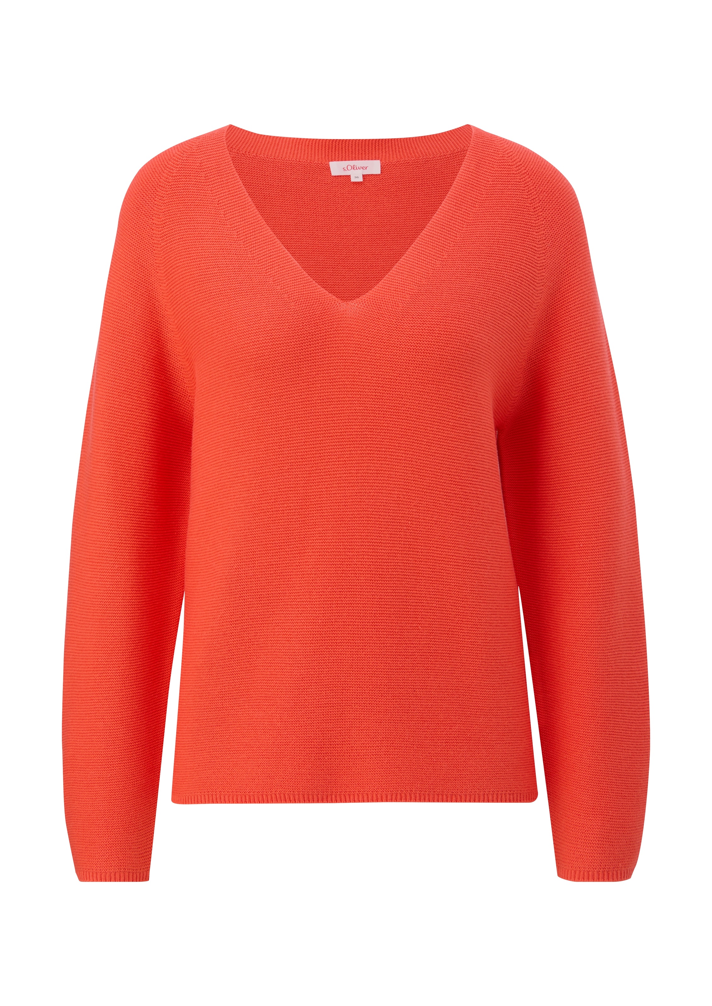 s.Oliver V-Ausschnitt-Pullover, mit V-Ausschnitt
