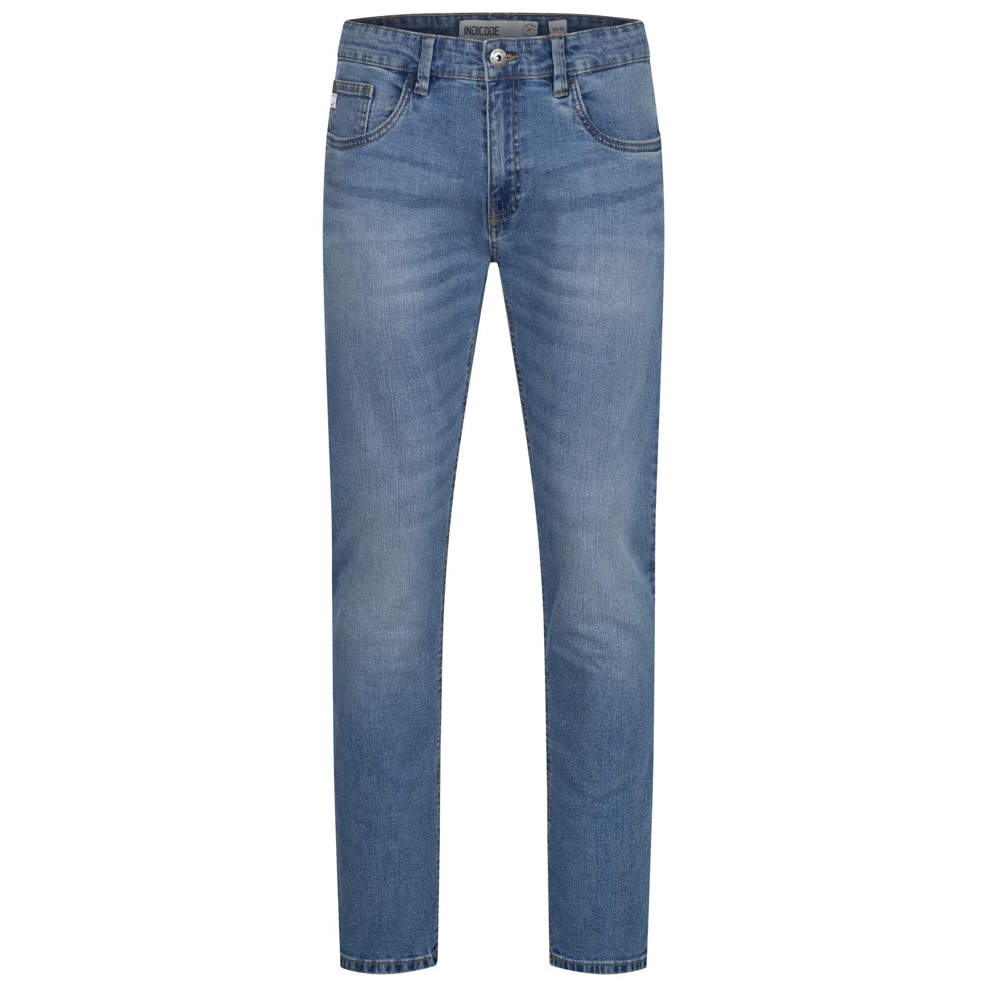 Indicode Regular-fit-Jeans »Indicode Ingianluca 60377GB Herren Jeans Hose B796«
