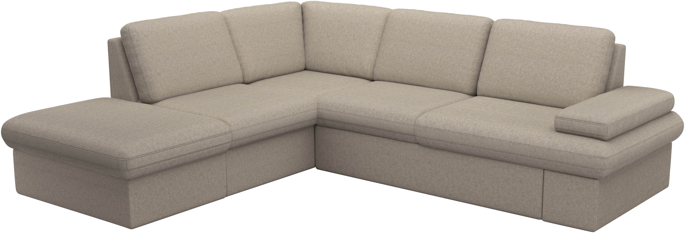 sit&more Ecksofa »Moreno«, mit Armteilverstellung,wahlweise mit Bettfunktion