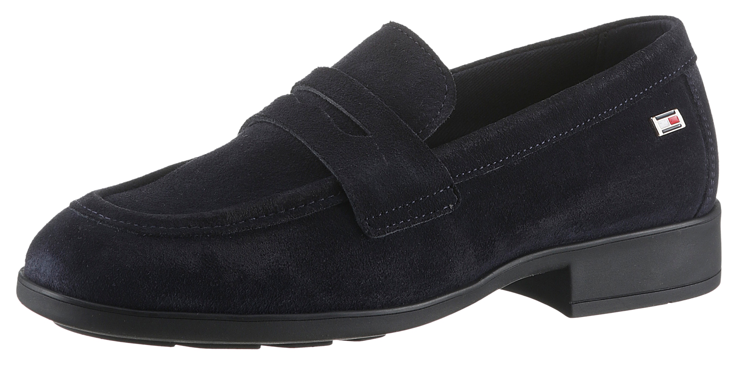 Loafer »FLAG SUEDE CLASSIC LOAFER«, Slipper, Schlupfschuh, Halbschuh mit seitlicher...