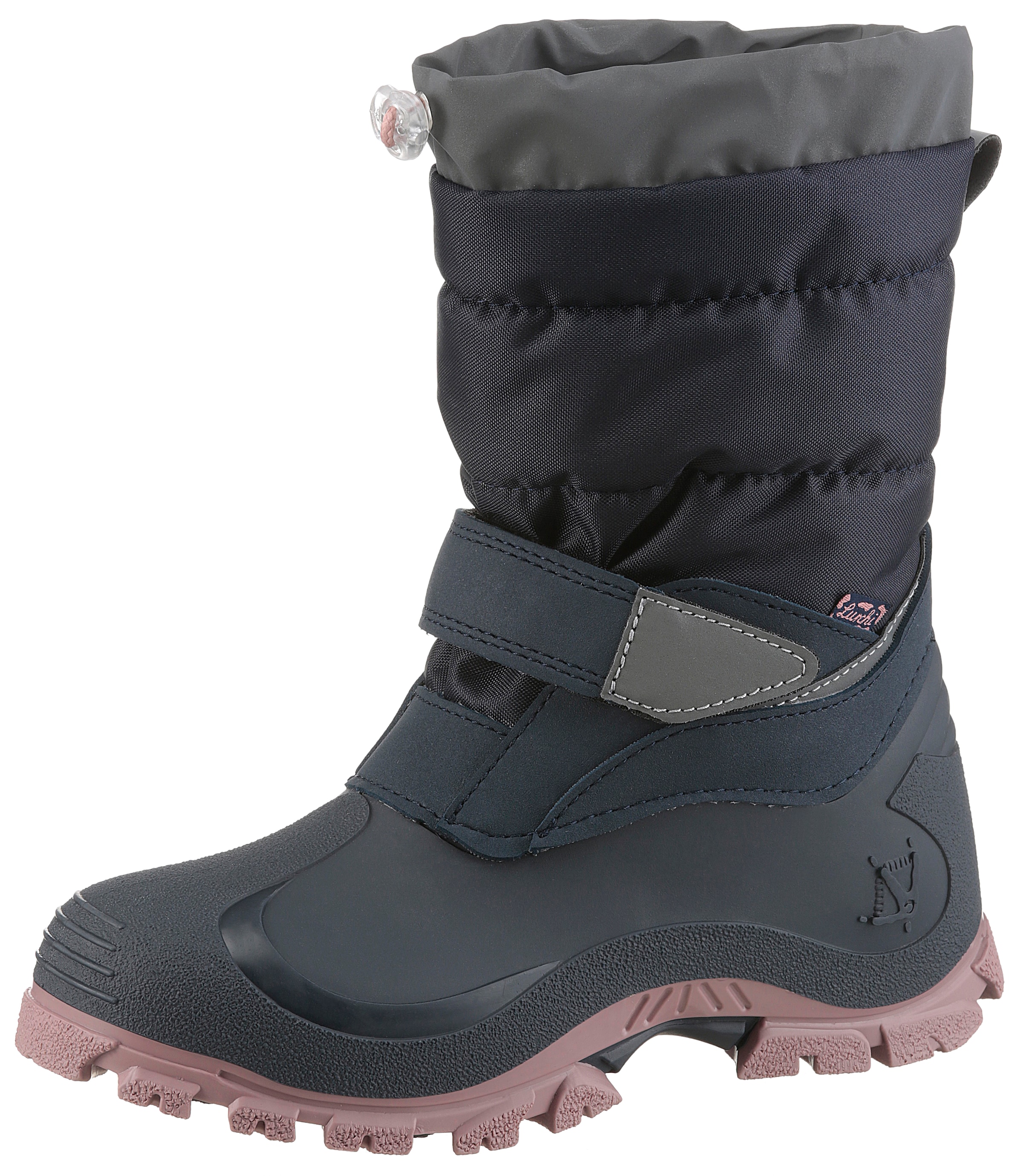 Lurchi Winterstiefel »Flipp«, Snowboots, Reflektoren am Klett, Größenschablone zum Download