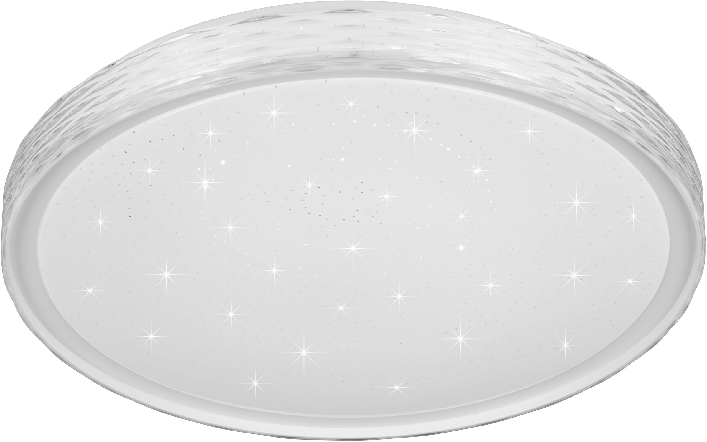 REALITY Leuchten LED Deckenleuchte »VARDA, LED Deckenlampe 24W 2500 Lumen, CCT 2700-6500K, Fernbedienung« LED-Board 1 Stk. Farbwechsler | warmweiß - kaltweiß Starlight, Memoryfunktion, Nachtlicht, Switch Dimmer, Timer Ø 39 cm