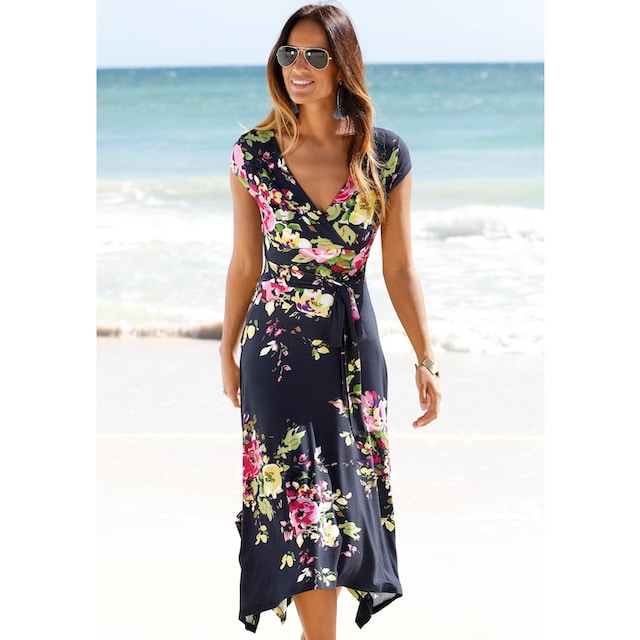 Beachtime Sommerkleid, mit Zipfelsaum bestellen bei OTTO
