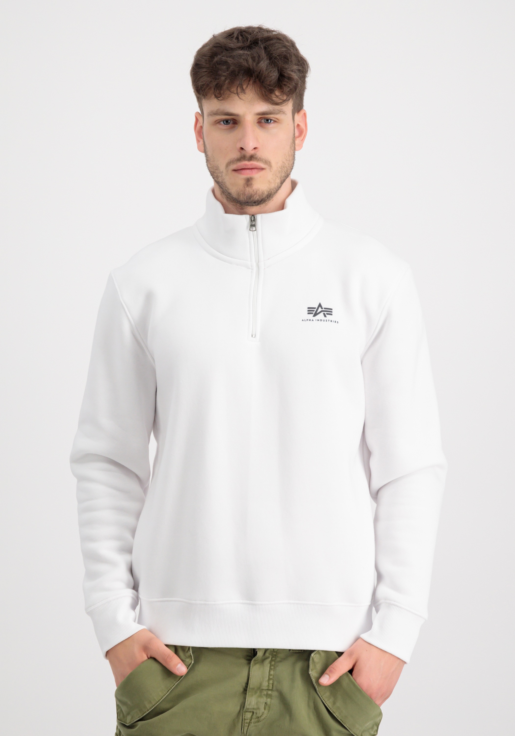 Alpha Industries Sweater »Alpha Industries Men - Sweatshirts Half Zip Sweatshirt SL«