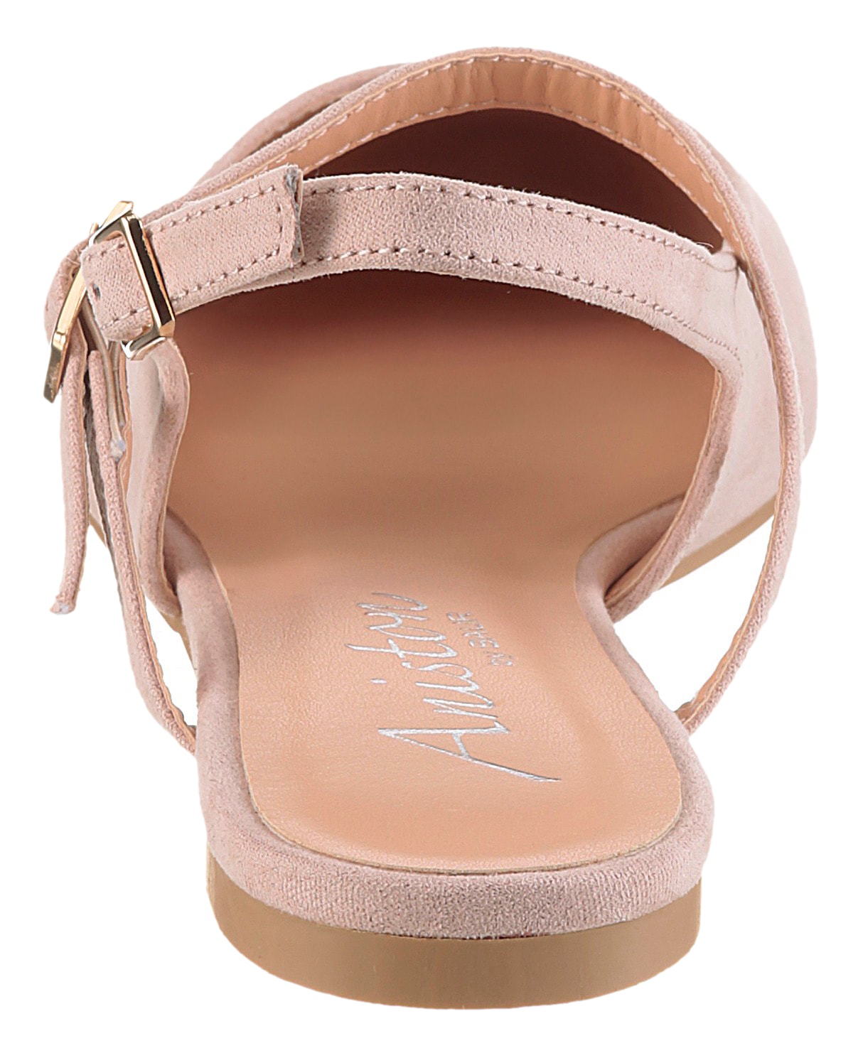 Aniston SHOES Slingpumps  Flat, Sommerschuh, Riemchensandale - schmale Form