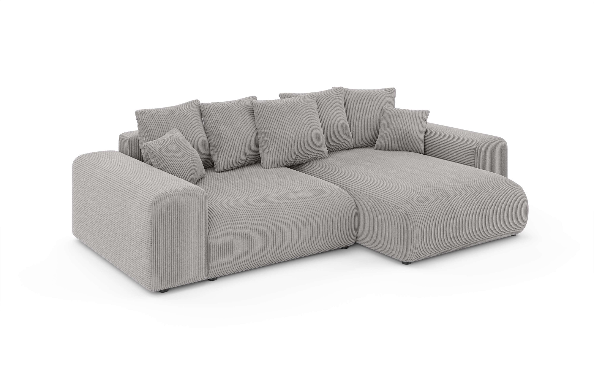 Home affaire Ecksofa »LAKESIDE mit Bettfunktion und Bettkasten, B/T/H 257/166/84 cm«